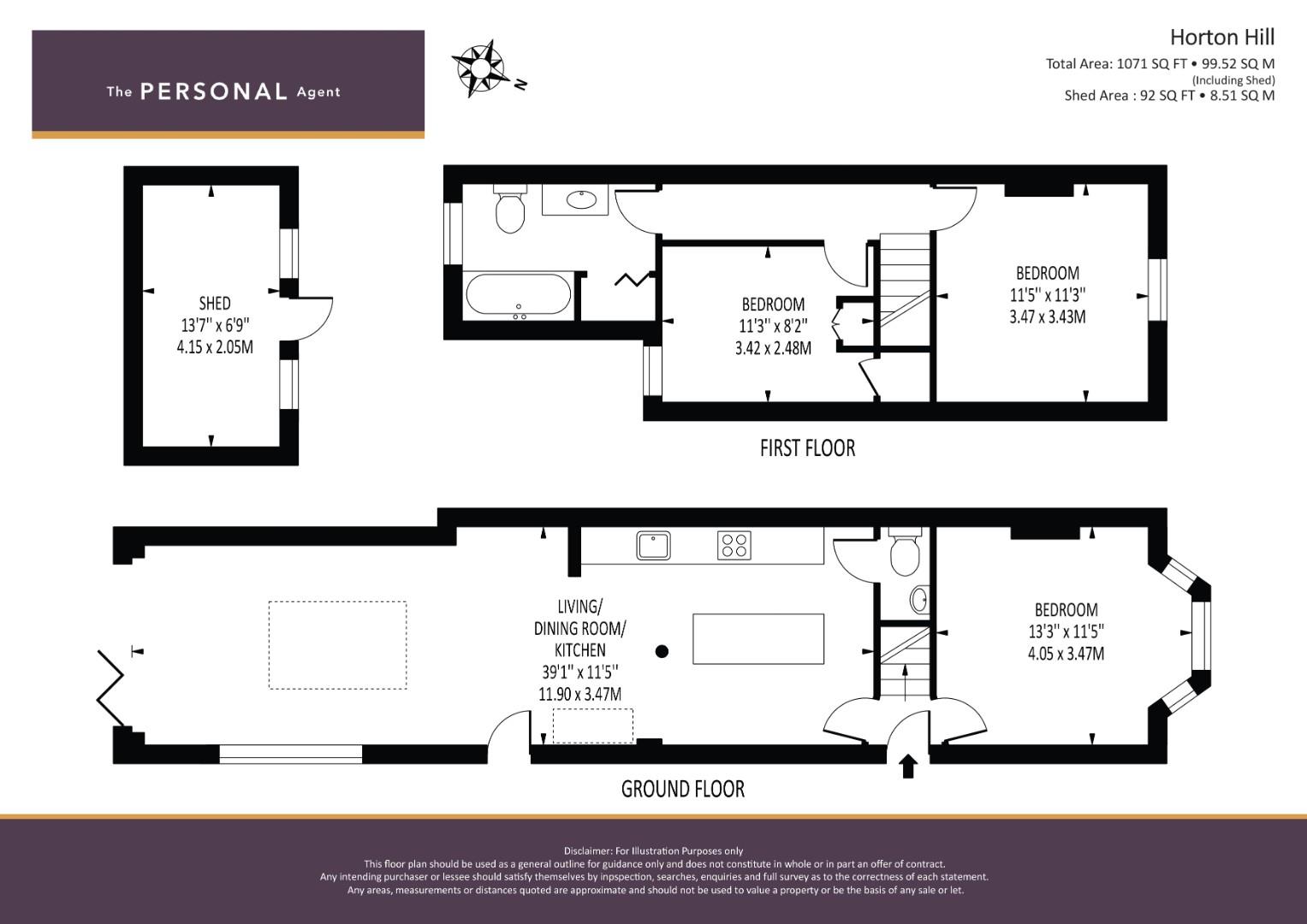 43, Horton Hill, Epsom floorplan