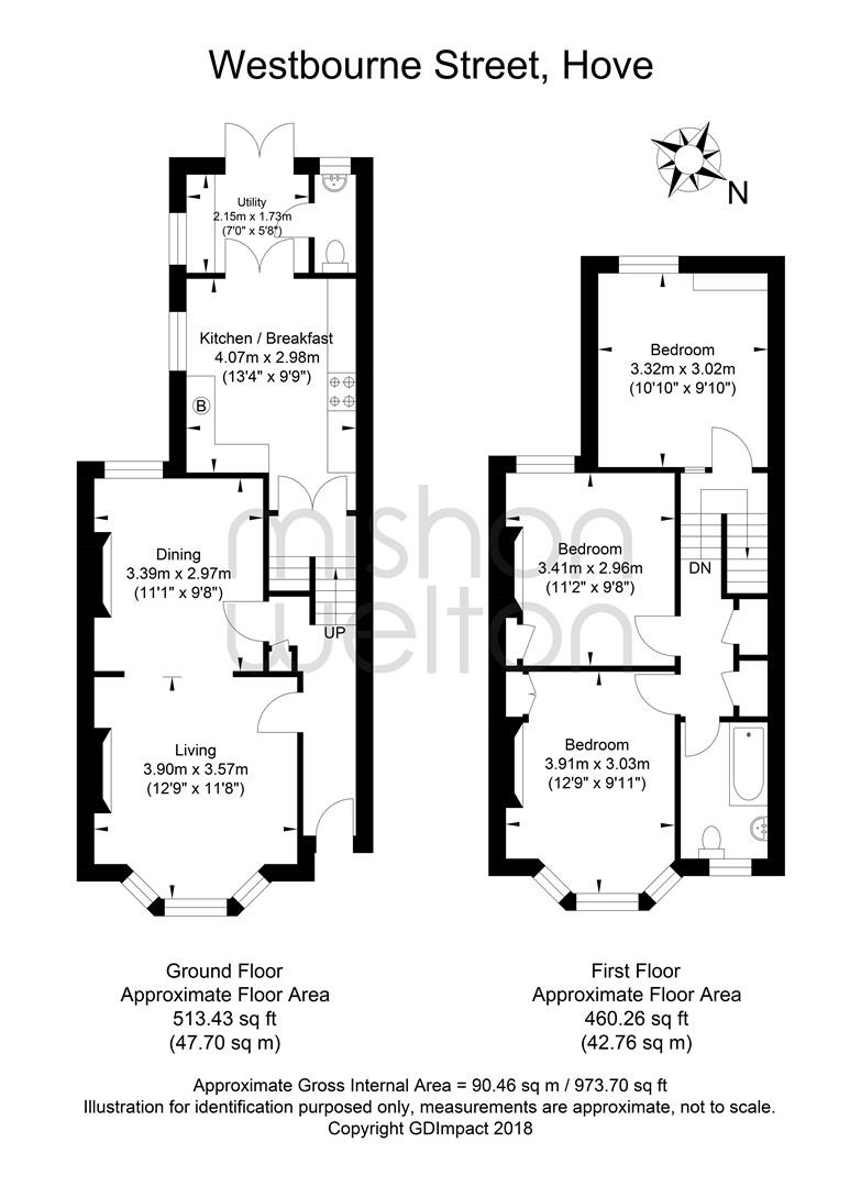 3 Bedrooms Terraced house for sale in Westbourne Street, Hove BN3