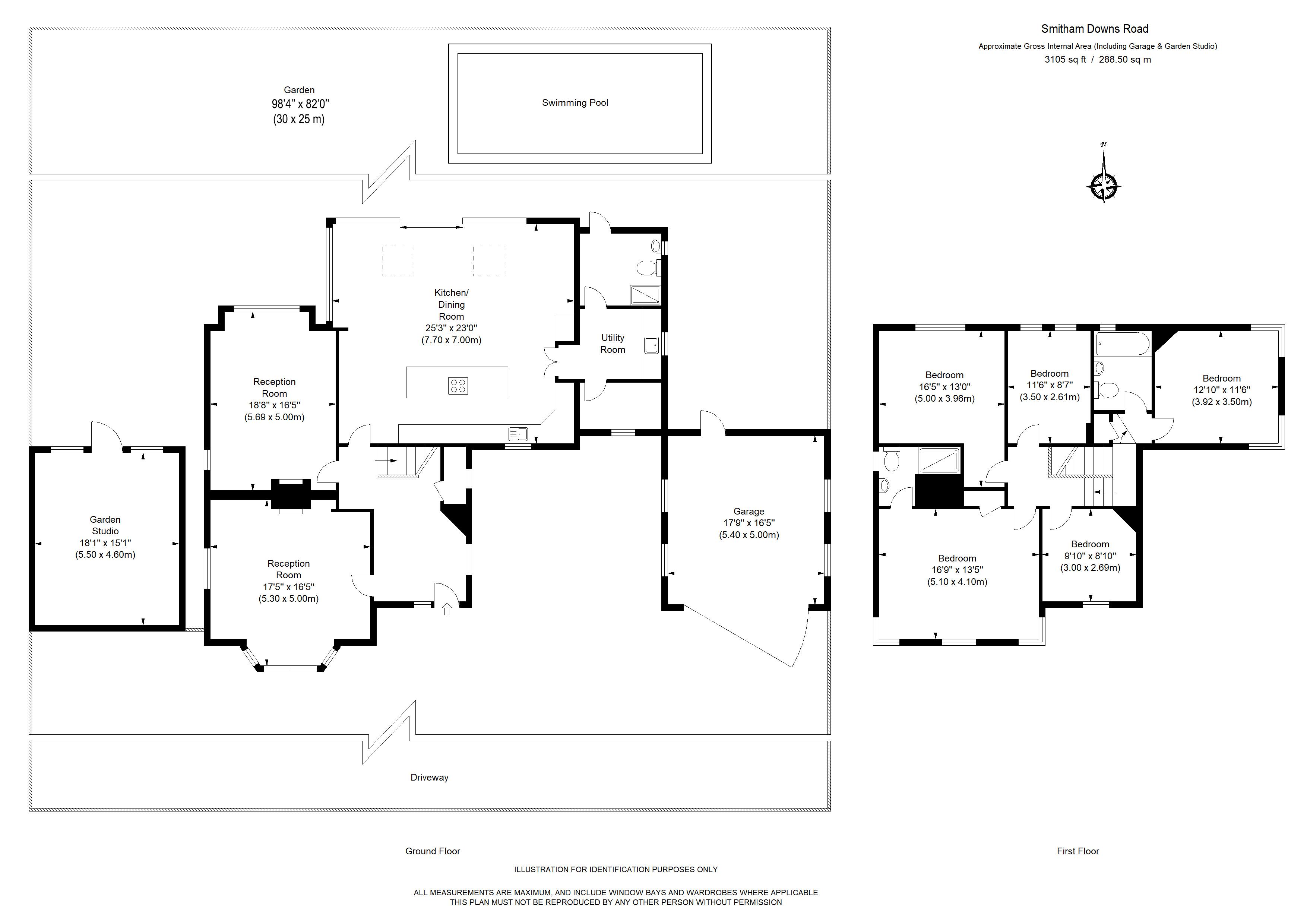 50, Smitham Downs Road, Purley floorplan