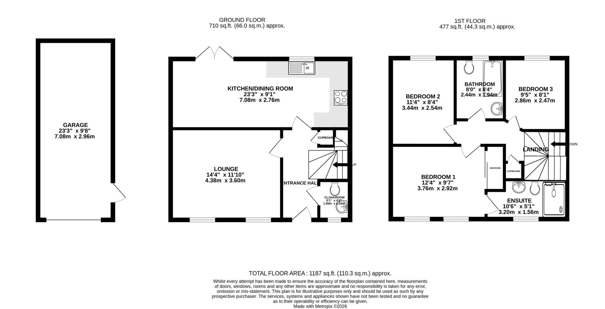 36, Tudor Road, Norwich floorplan