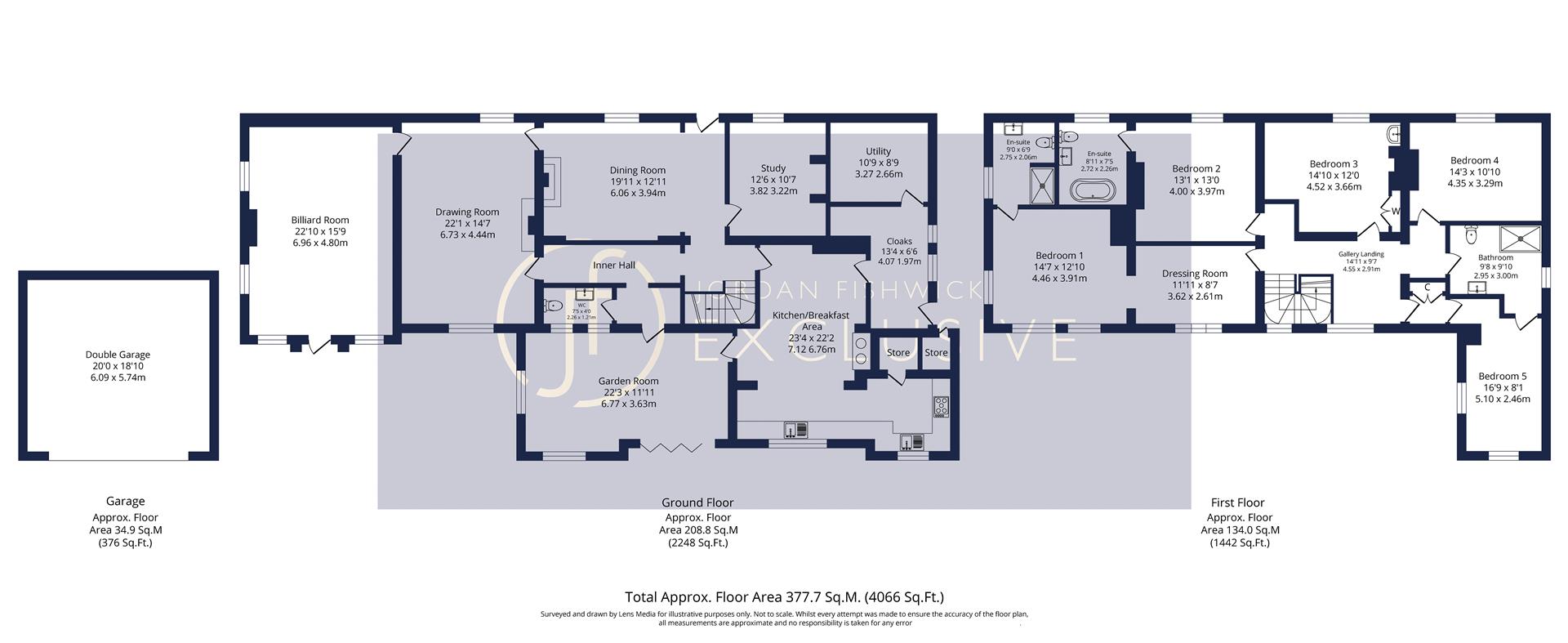 The Downs Cottage, Woodville Road, Altrincham floorplan