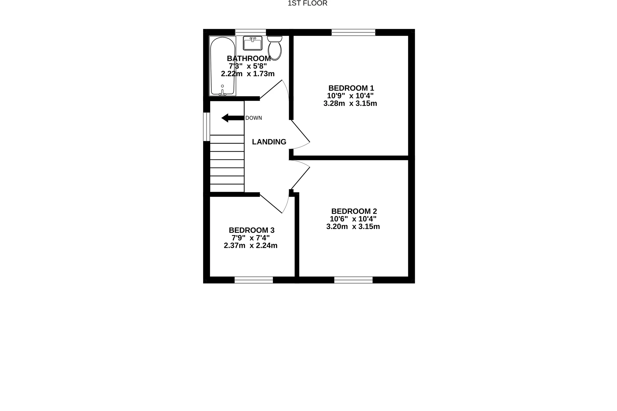8, Birchleigh Close, Onchan floorplan