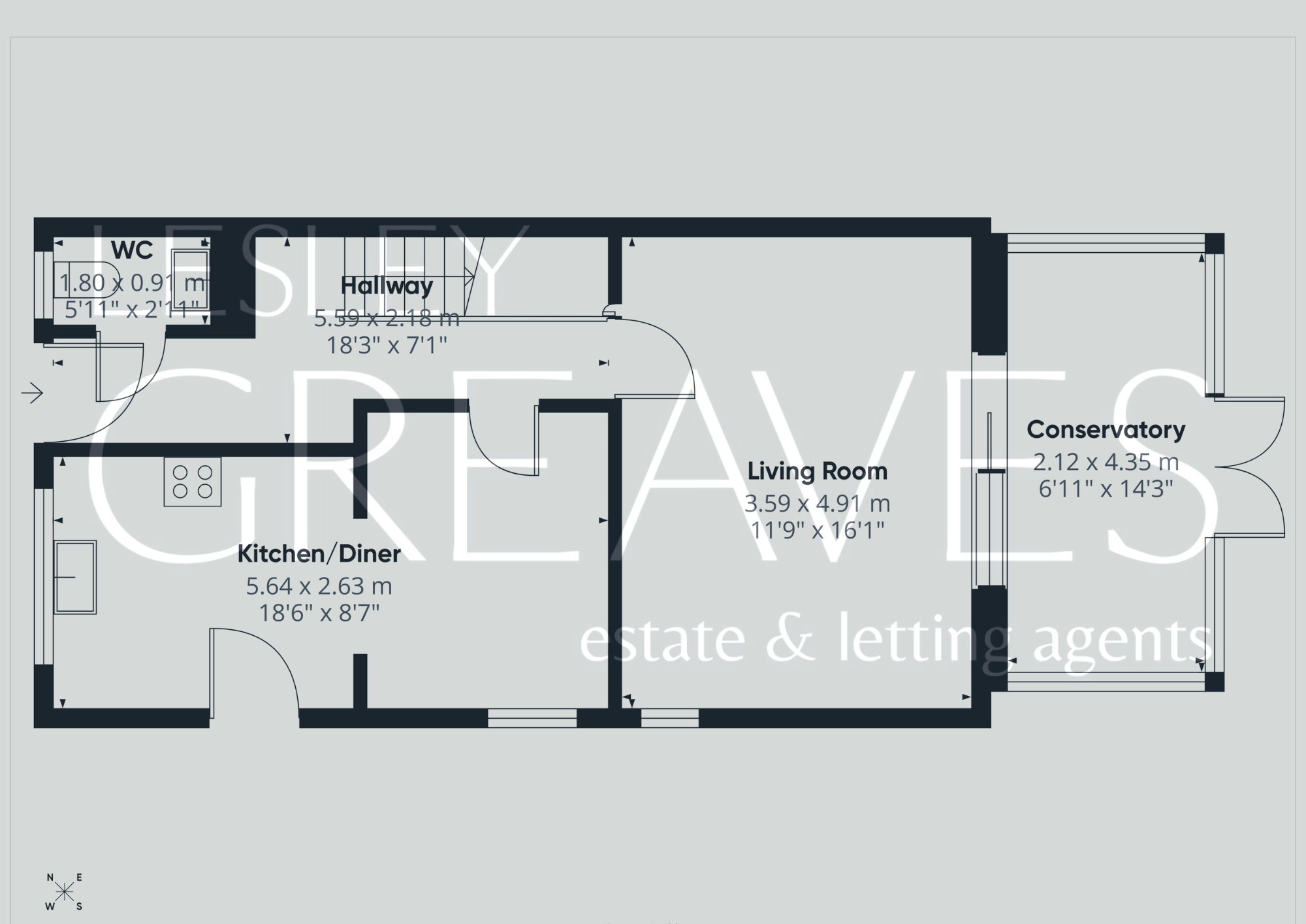 6, Axford Close, Nottingham floorplan