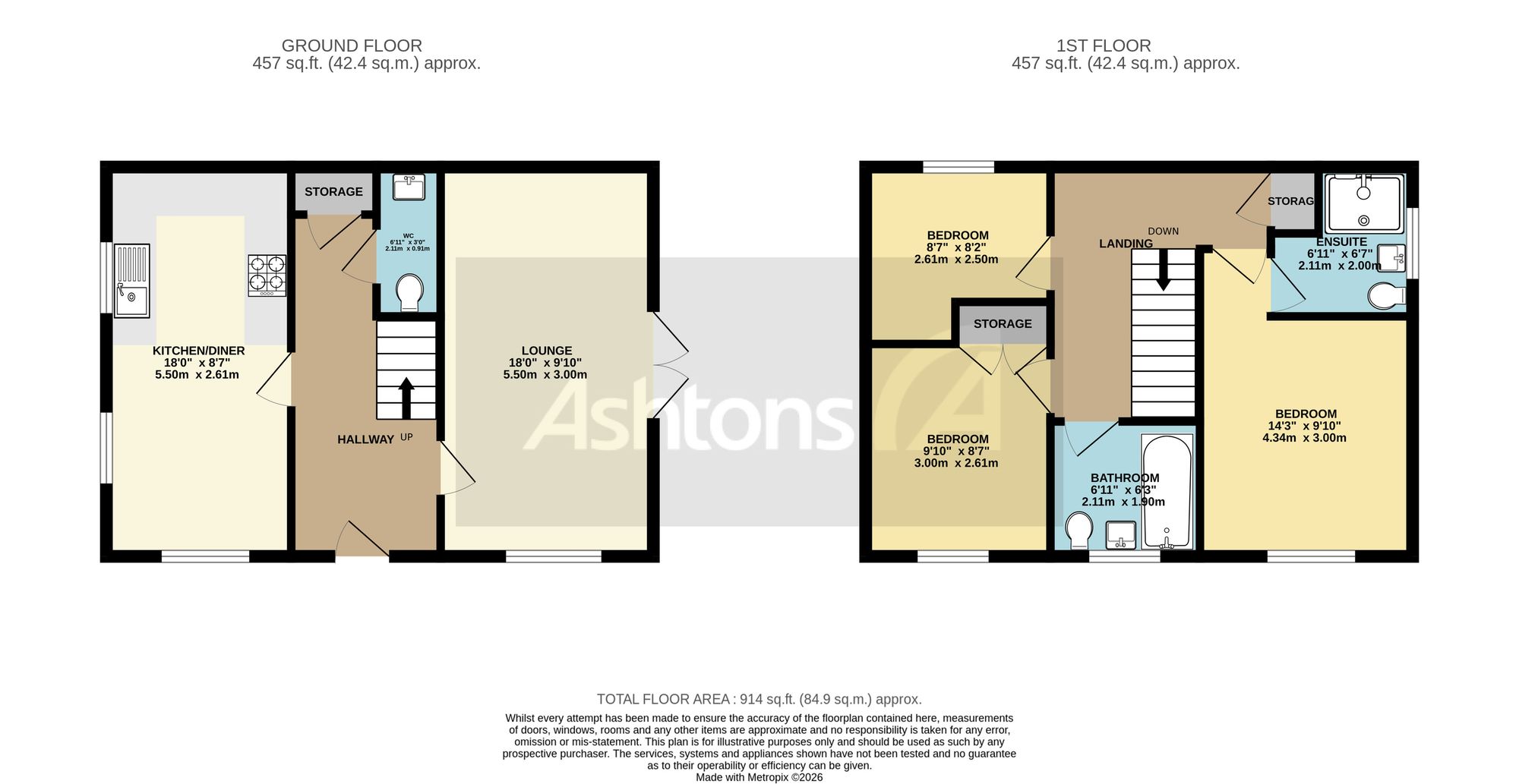 34 Glazebrook Meadows, Warrington floorplan