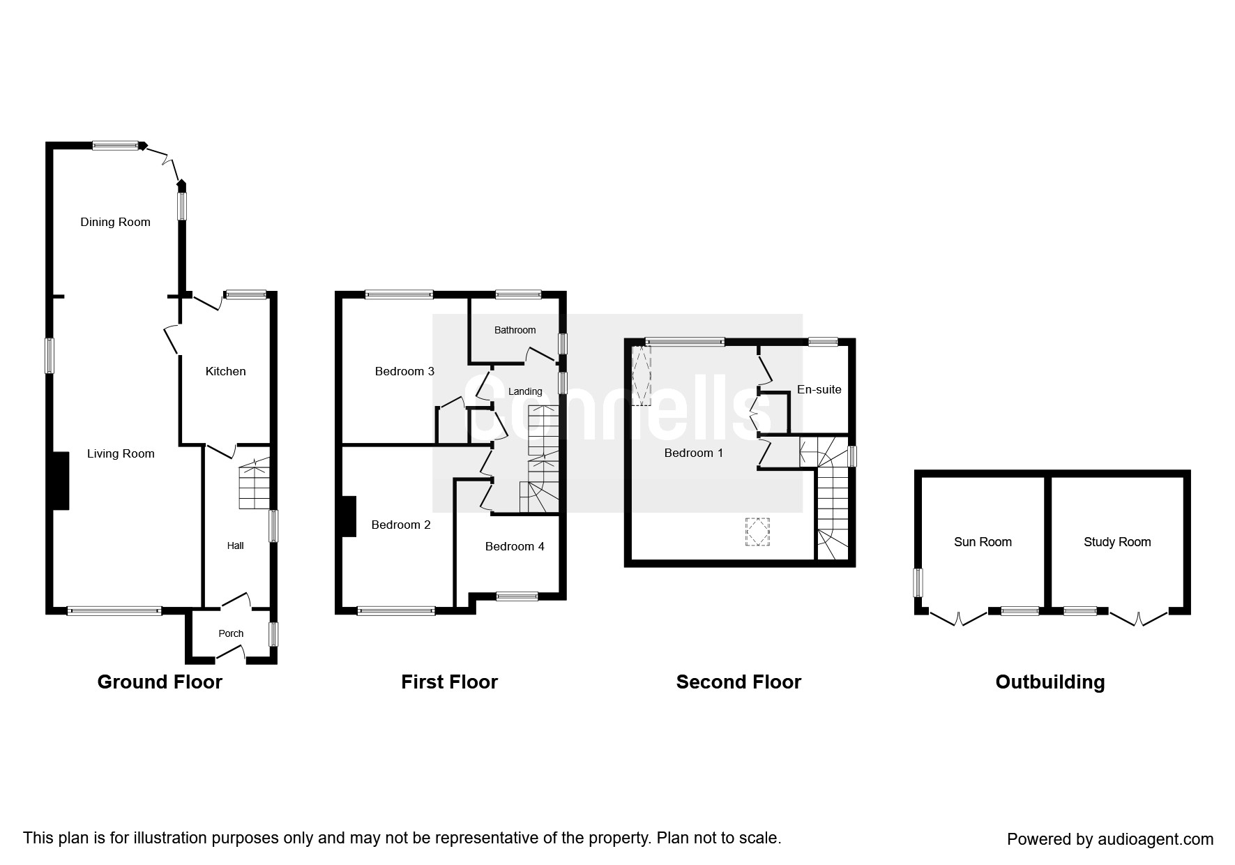 4 Bedrooms Semi-detached house for sale in Abbess Close, Chelmsford CM1