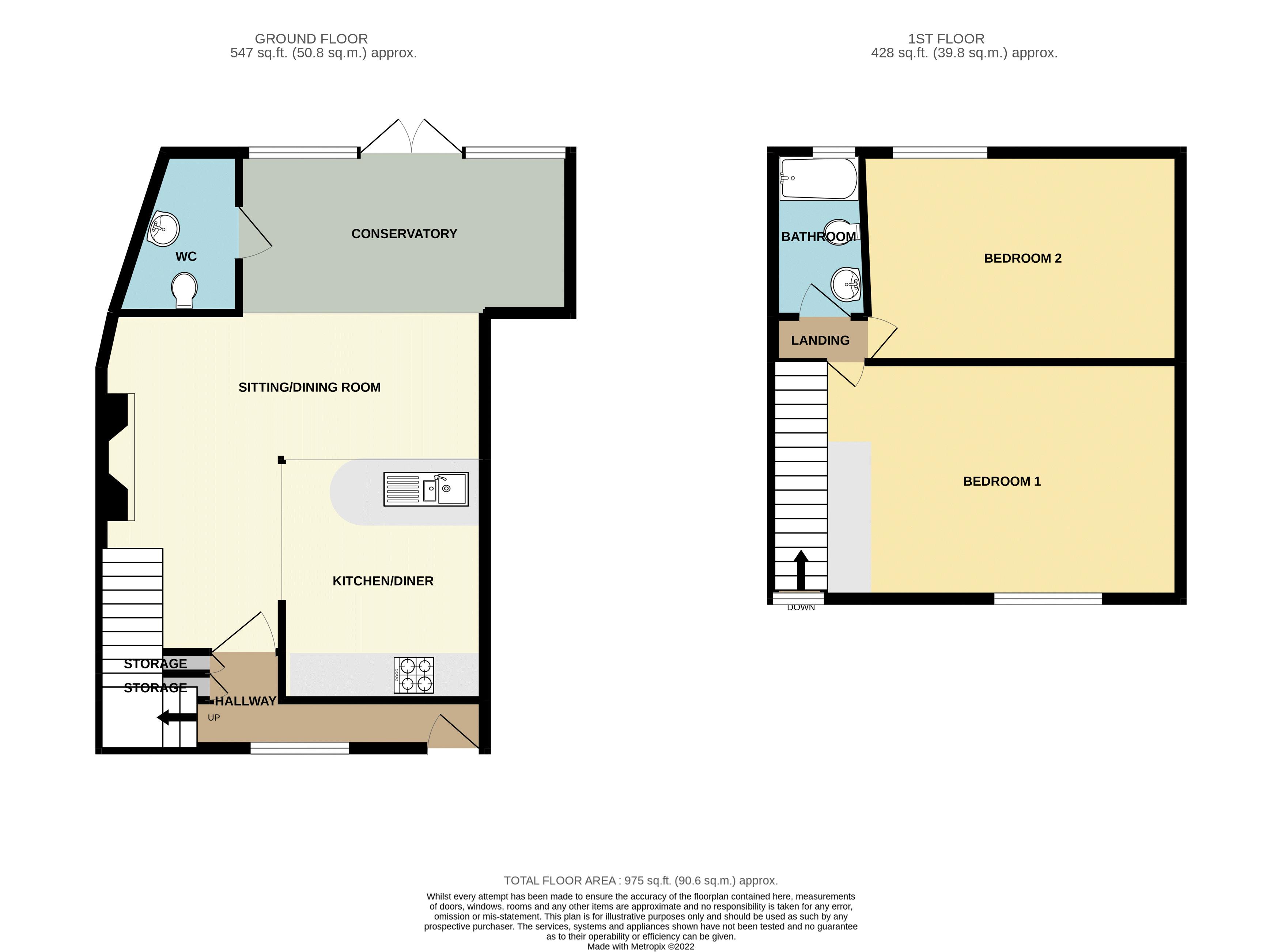 New Buildings, Taunton TA4, 2 bedroom terraced house for