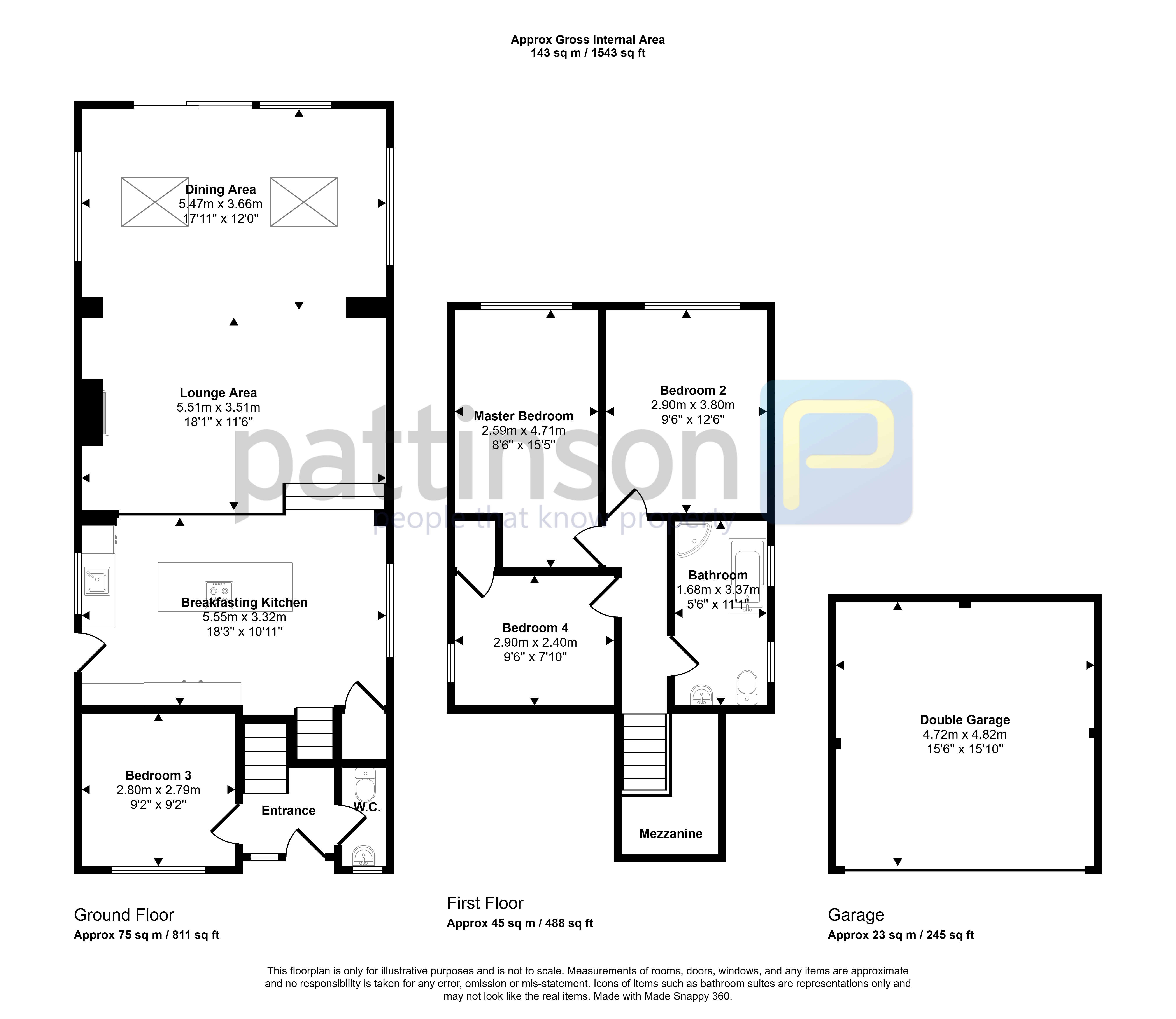 28, Nursery Park, Ashington floorplan