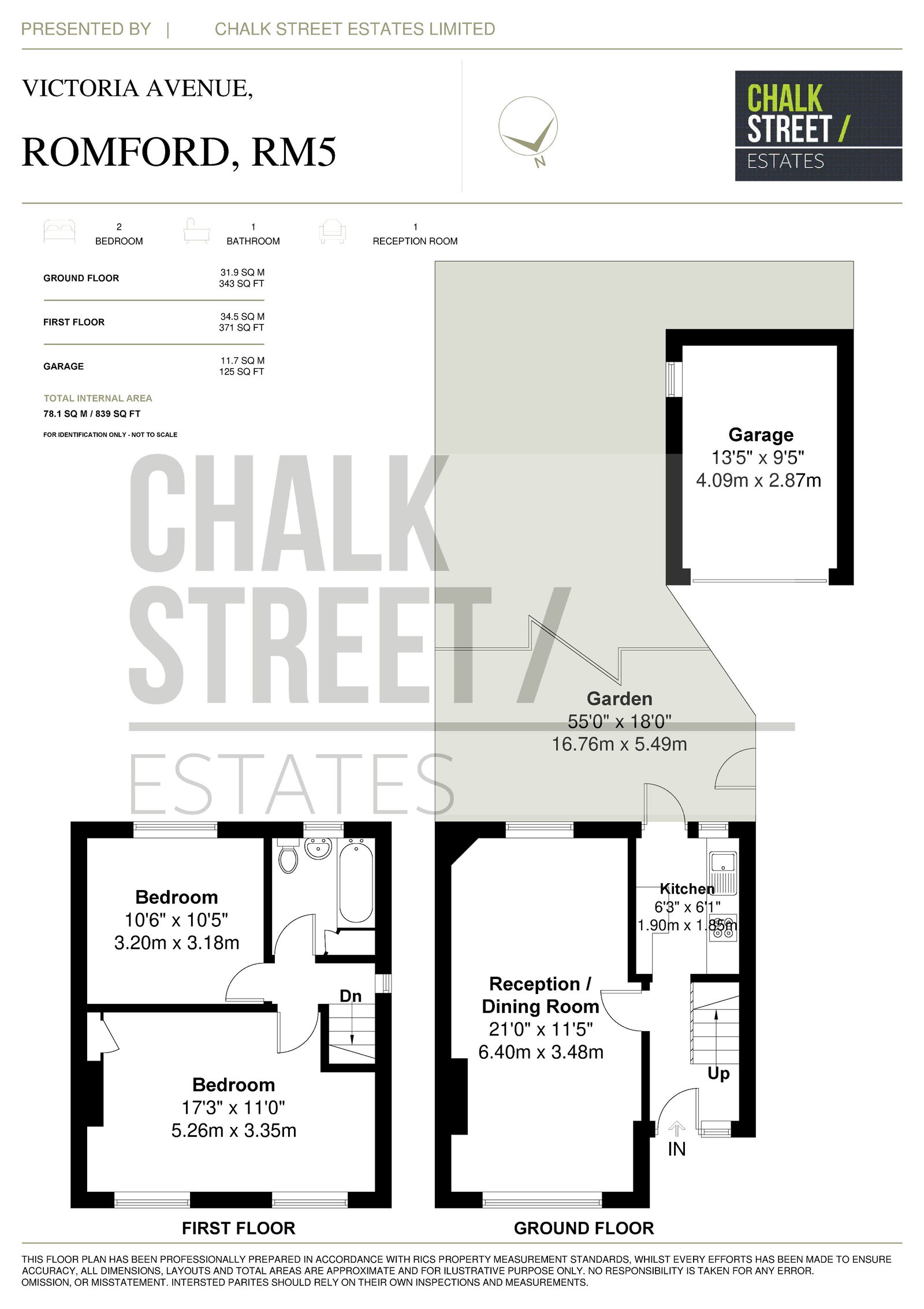 55, Victoria Avenue, Romford floorplan