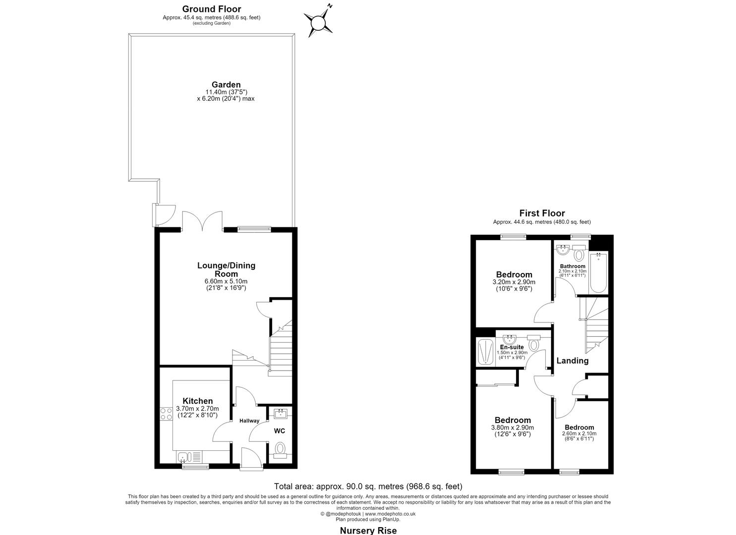 16, Nursery Rise, Waltham Abbey floorplan