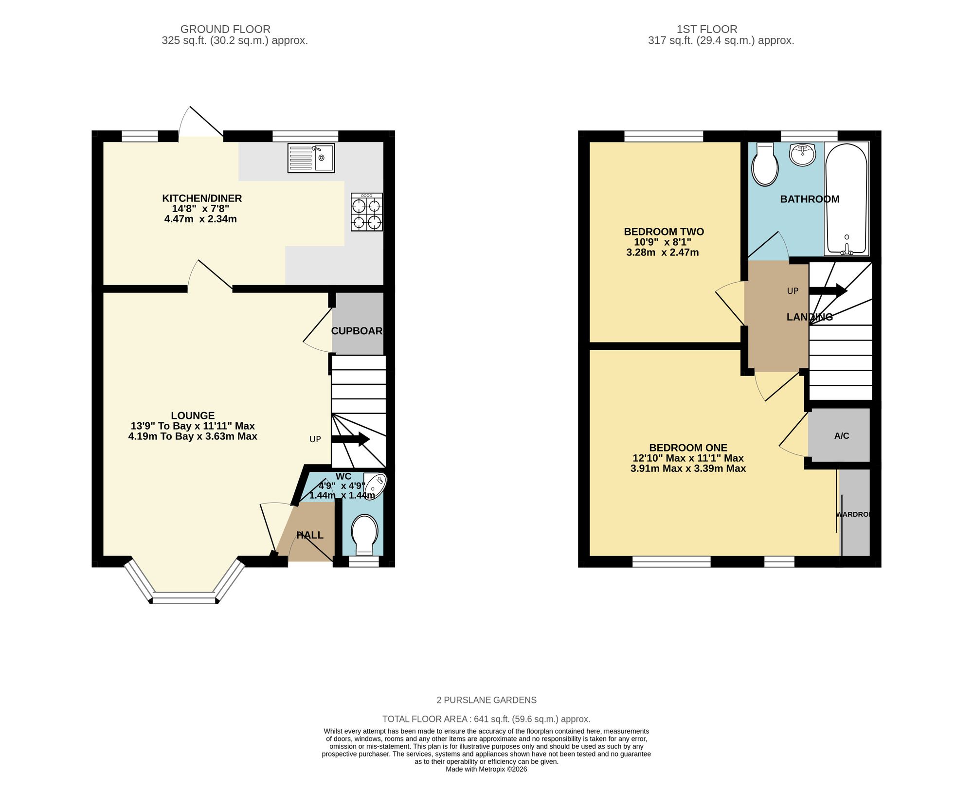 2 Purslane Gardens, Fareham floorplan