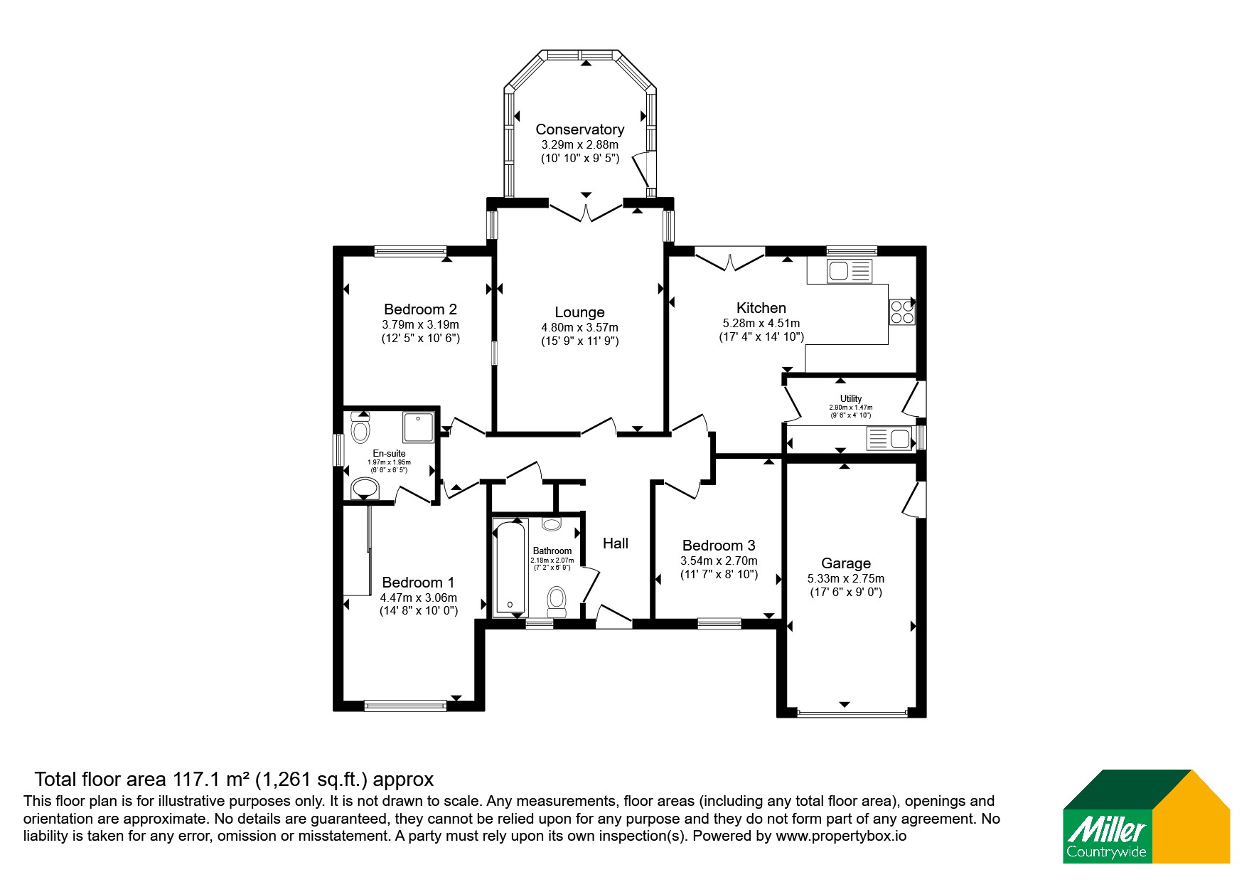 14, Horseshoe Close, St. Austell floorplan
