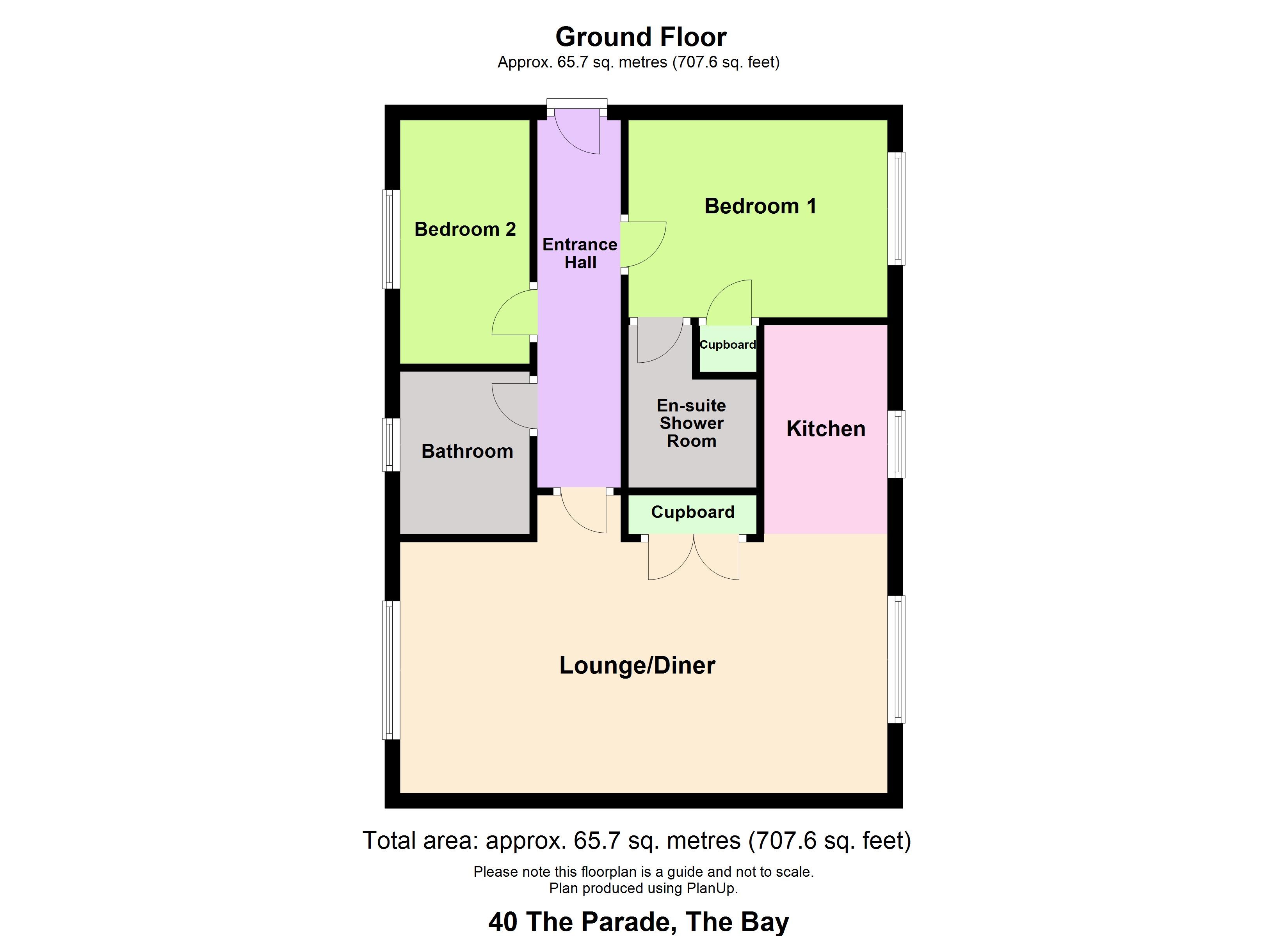 40, The Parade, Filey floorplan