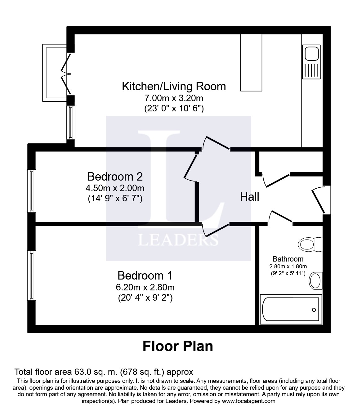 2 Bedrooms Flat to rent in Pall Mall, Liverpool L3