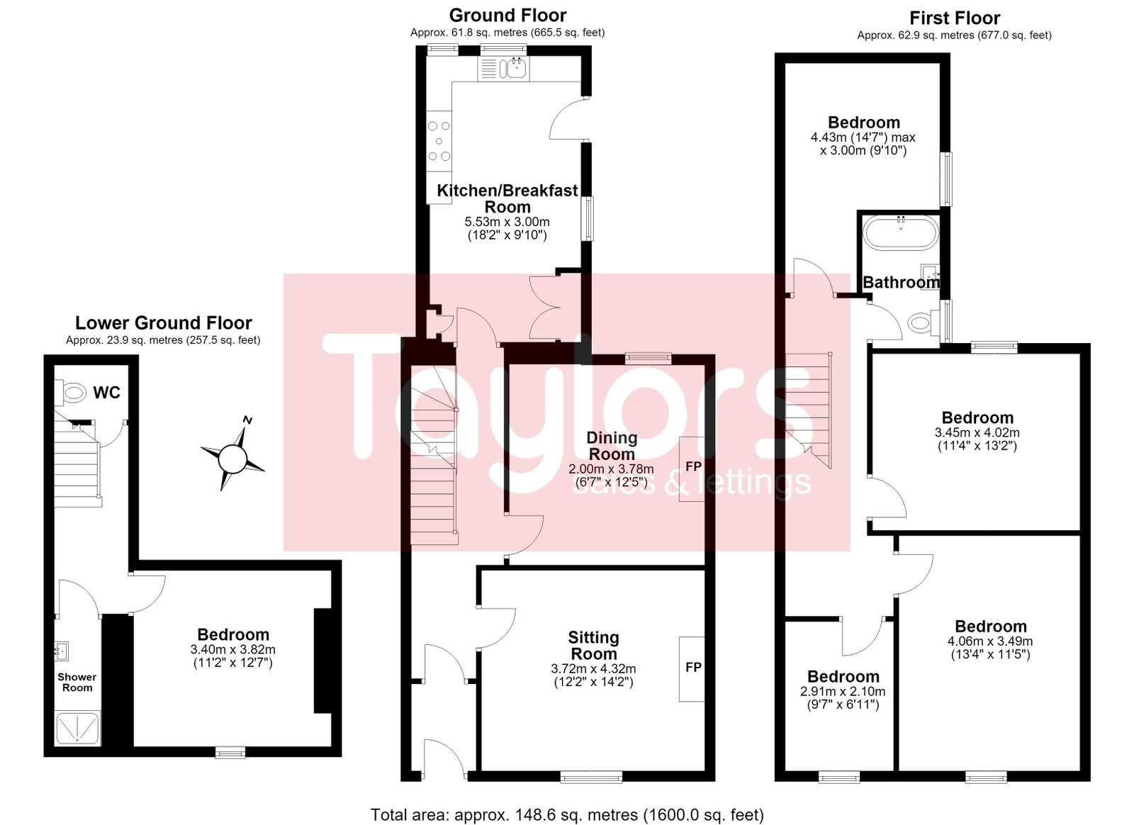 5 Alexandra Terrace, Mill Lane, Torquay floorplan