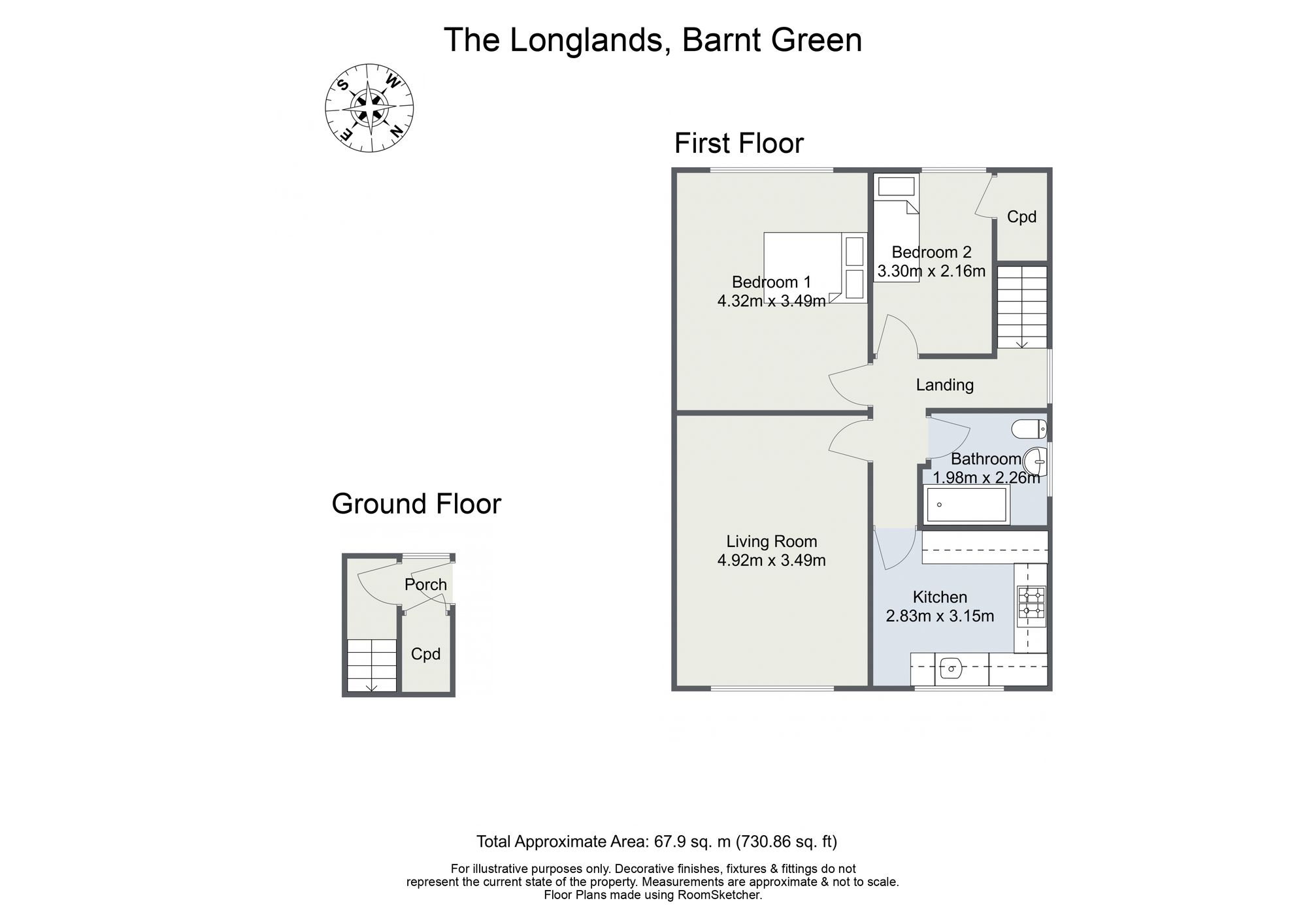6 The Longlands, Birmingham floorplan
