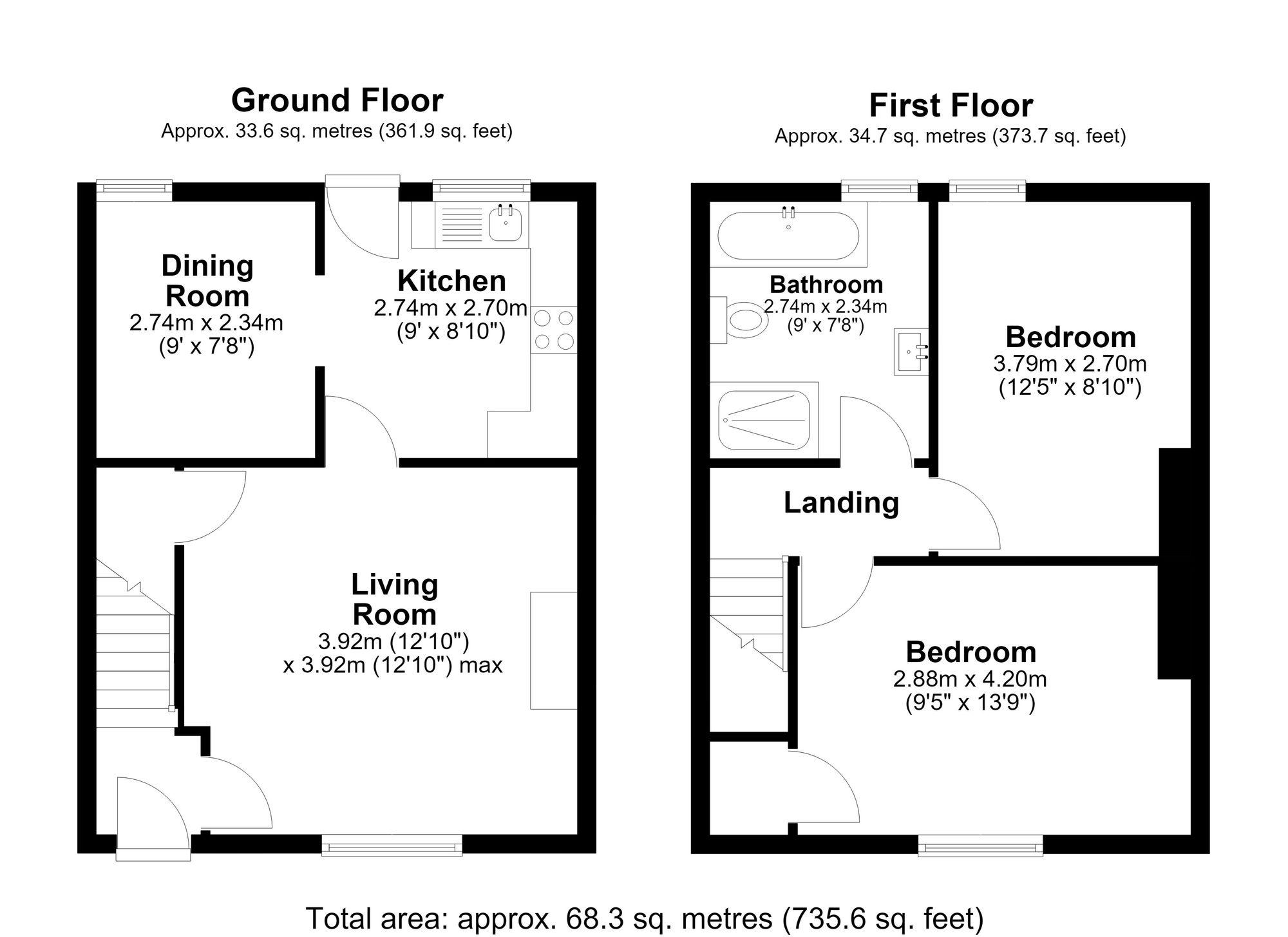 4 Glebe Cottages, Nottingham floorplan