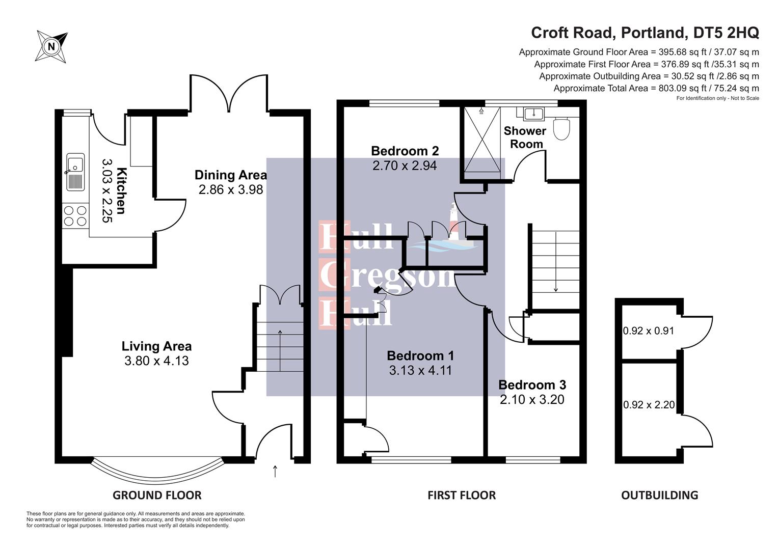 13, Croft Road, Portland floorplan