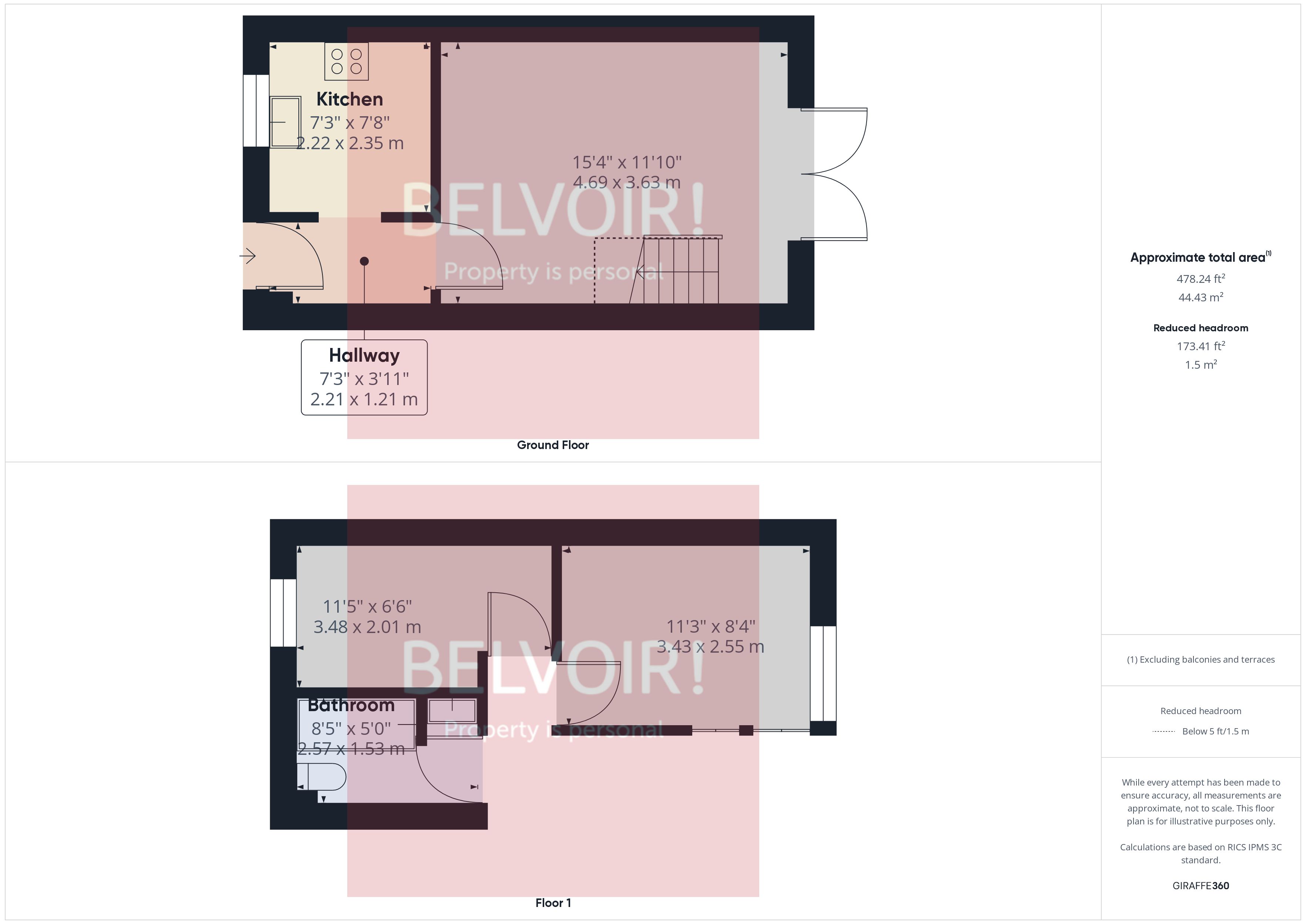 7, Latimer Court, Swansea floorplan