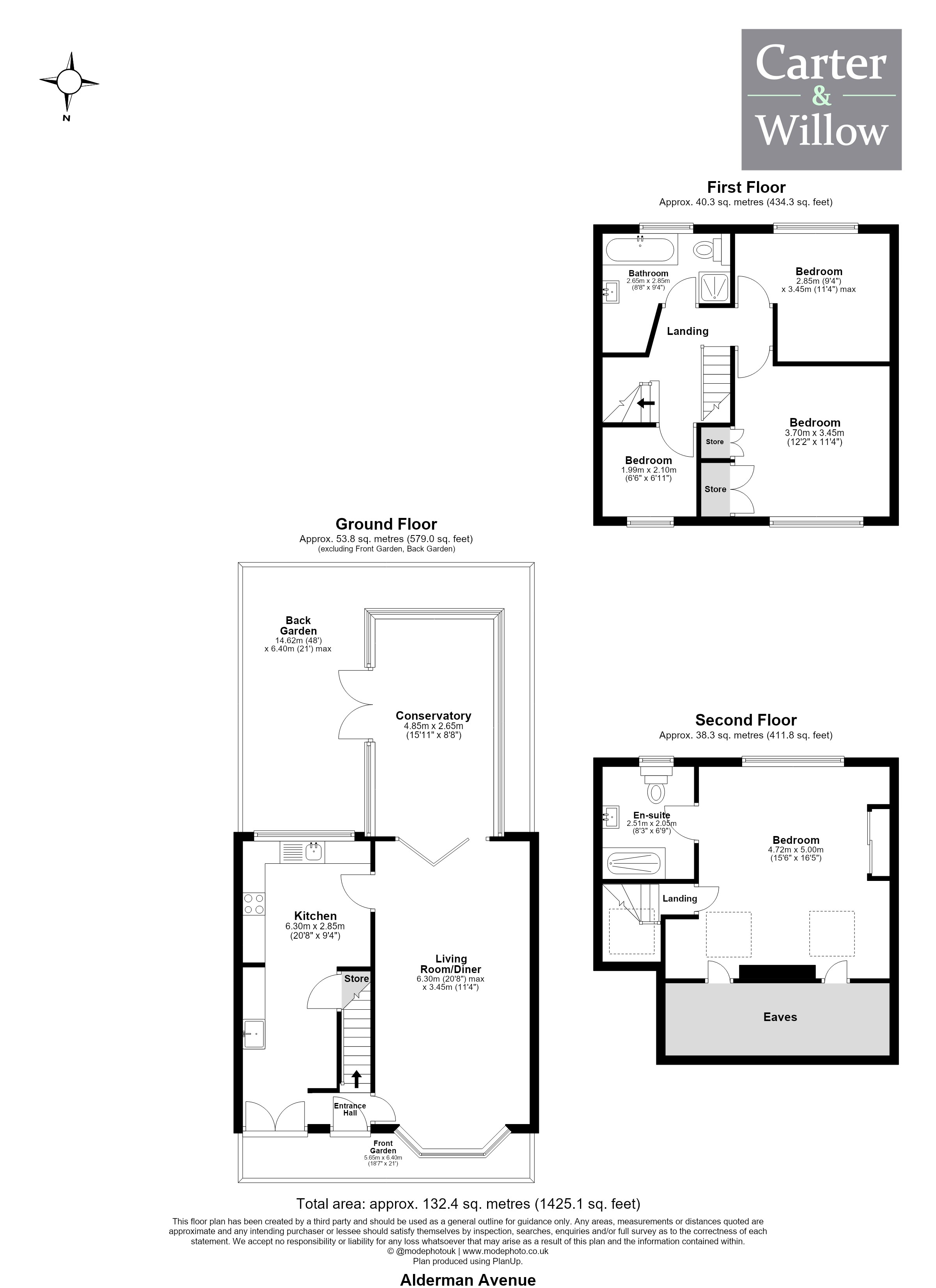 Alderman Avenue, Barking floorplan