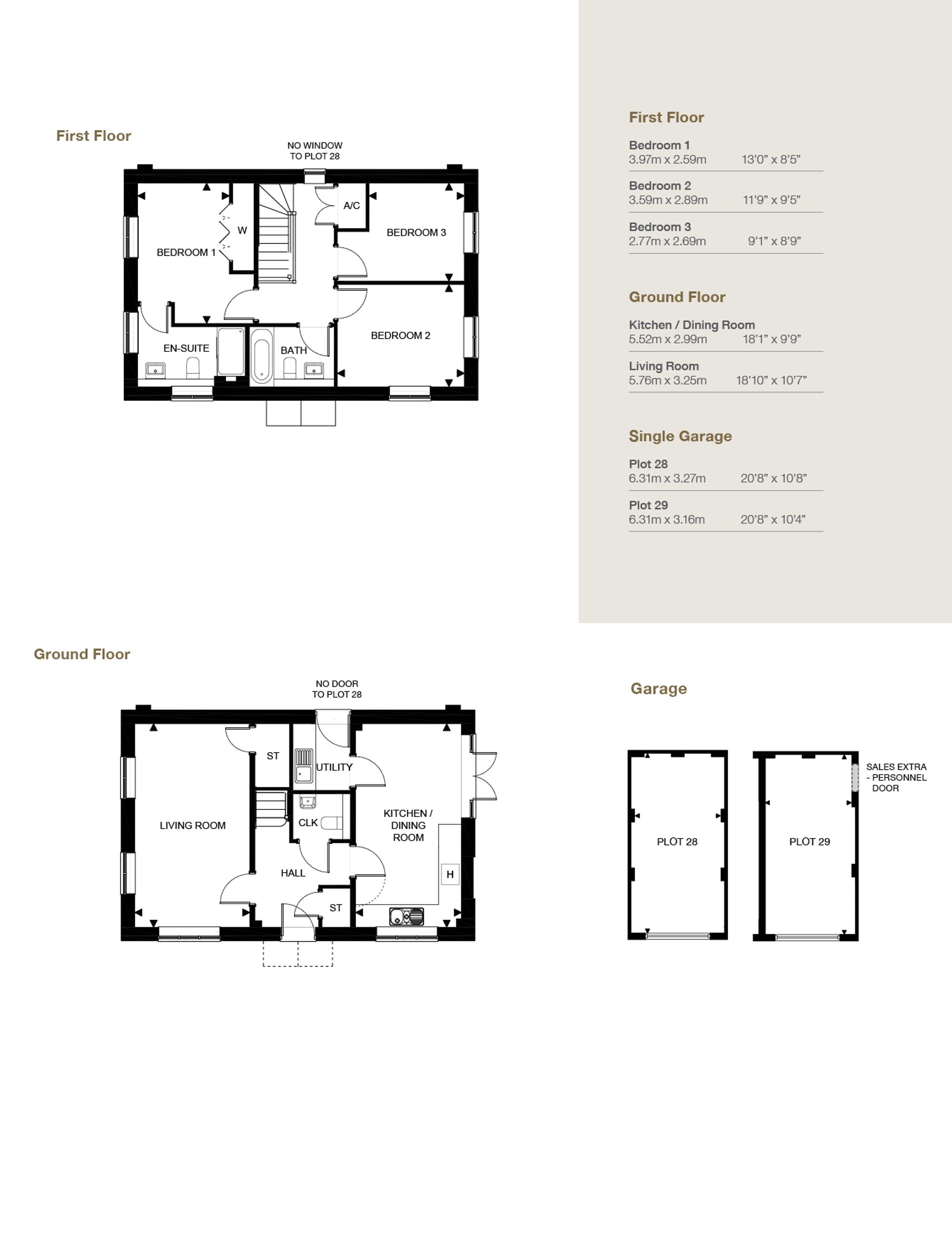 Plot 29, Deanfield Glade, Hook Norton floorplan