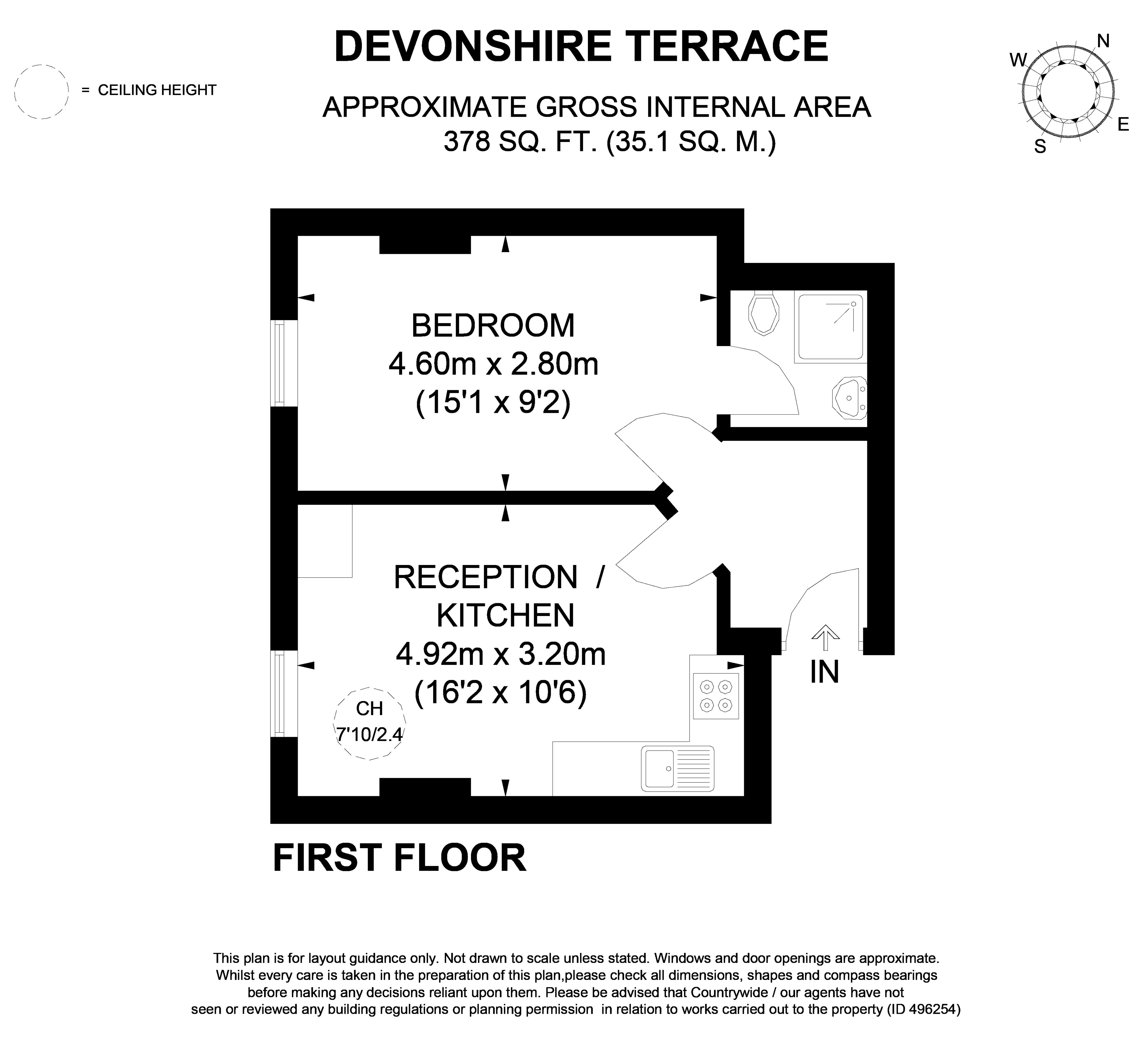 1 Bedrooms Flat to rent in 18 Devonshire Terrace, Bayswater W2