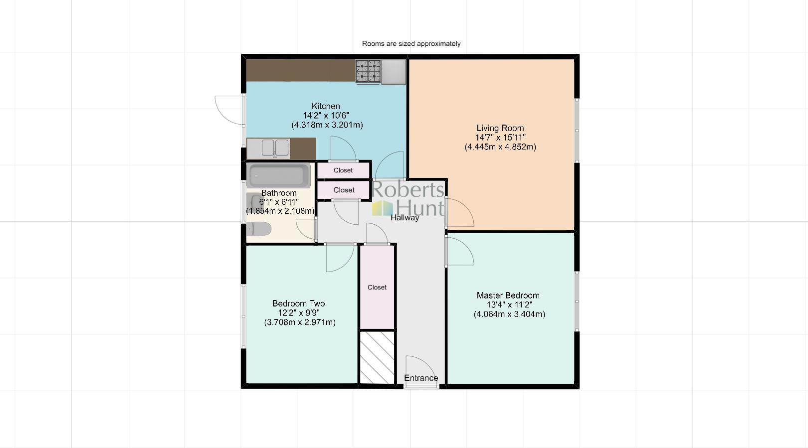 2 Bedrooms Flat to rent in Hatton Road, Bedfont, Feltham TW14