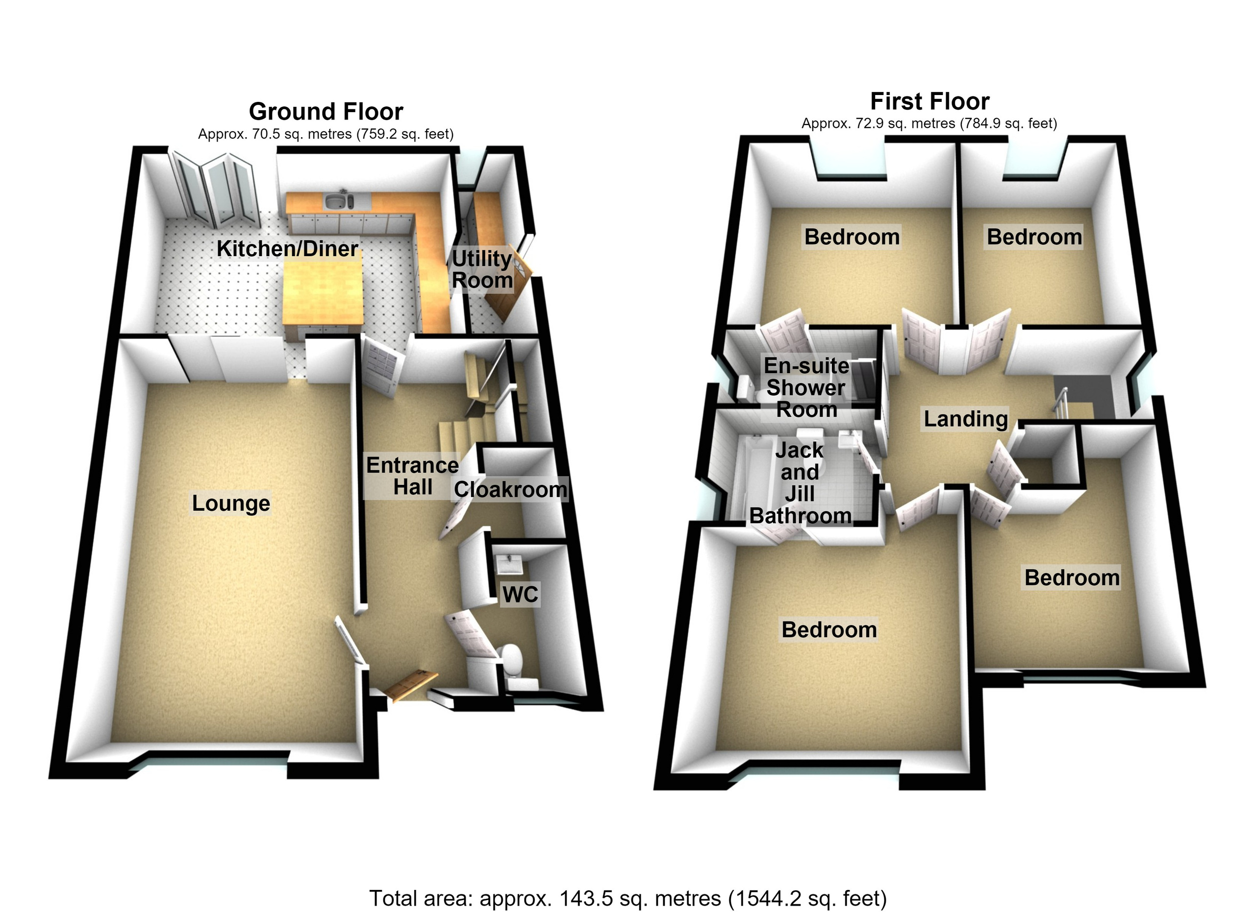 10 Cwm Woods Grove, Merthyr Tydfil floorplan