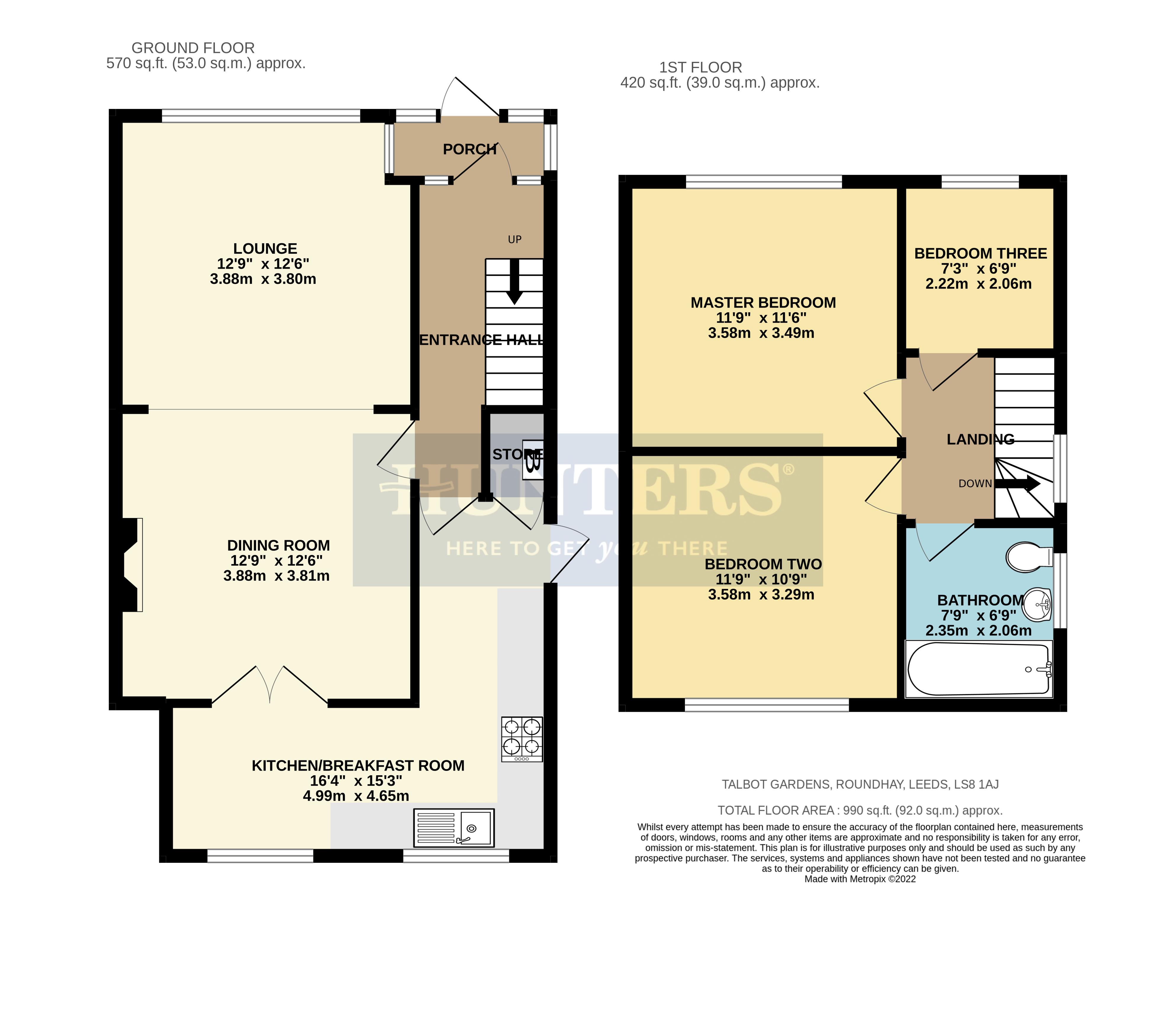 Talbot Gardens, Roundhay, Leeds LS8, 3 bedroom flat to rent 62420562