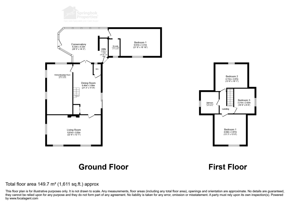 7, Gorse Way,, Chester floorplan
