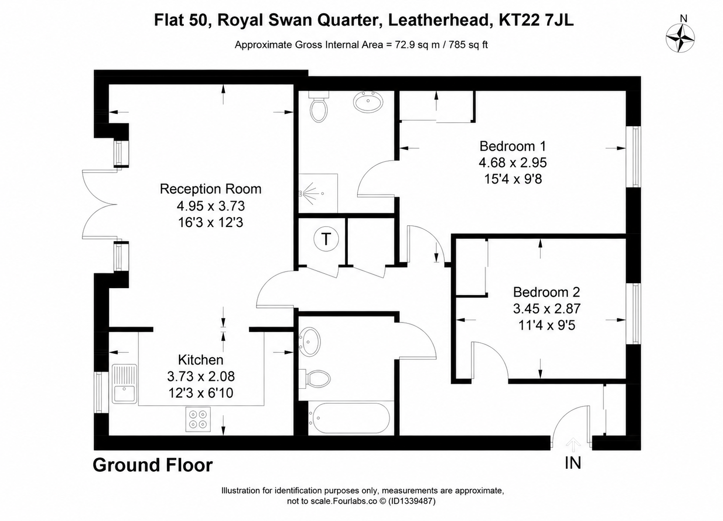 Leret Way, Leatherhead floorplan
