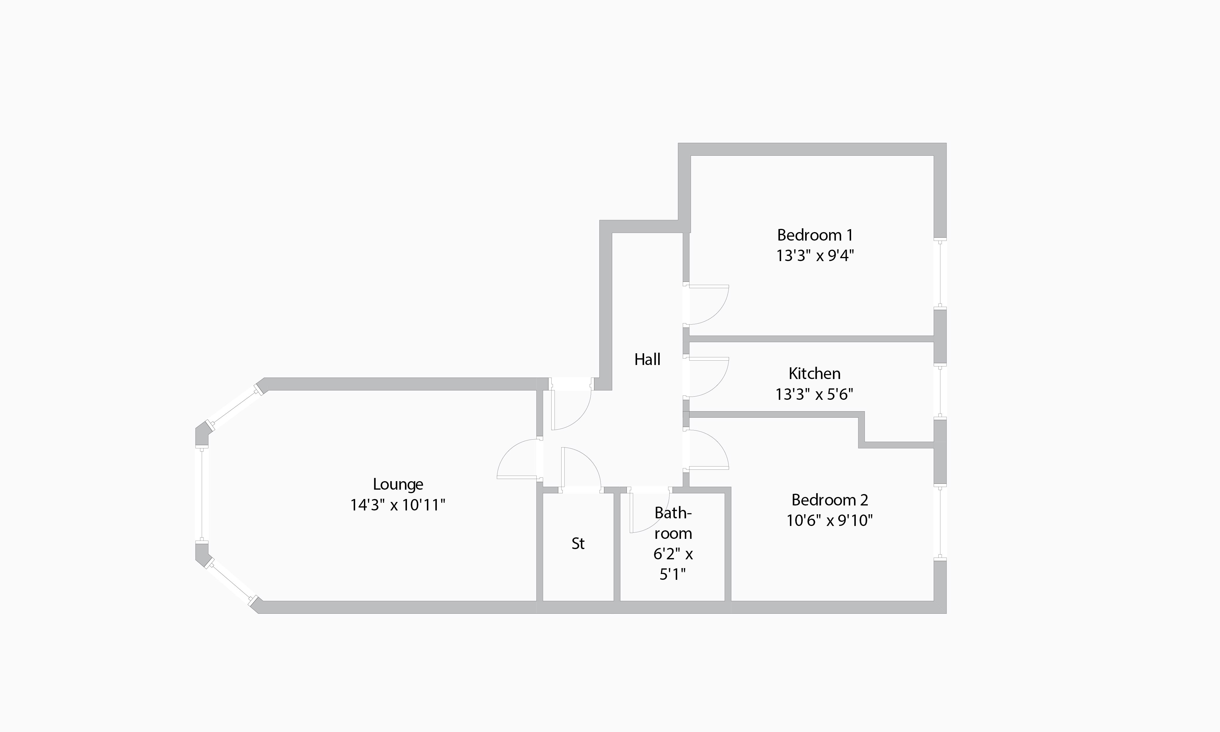2 Bedrooms Flat for sale in White Street, Flat 3/1, Partick, Glasgow G11