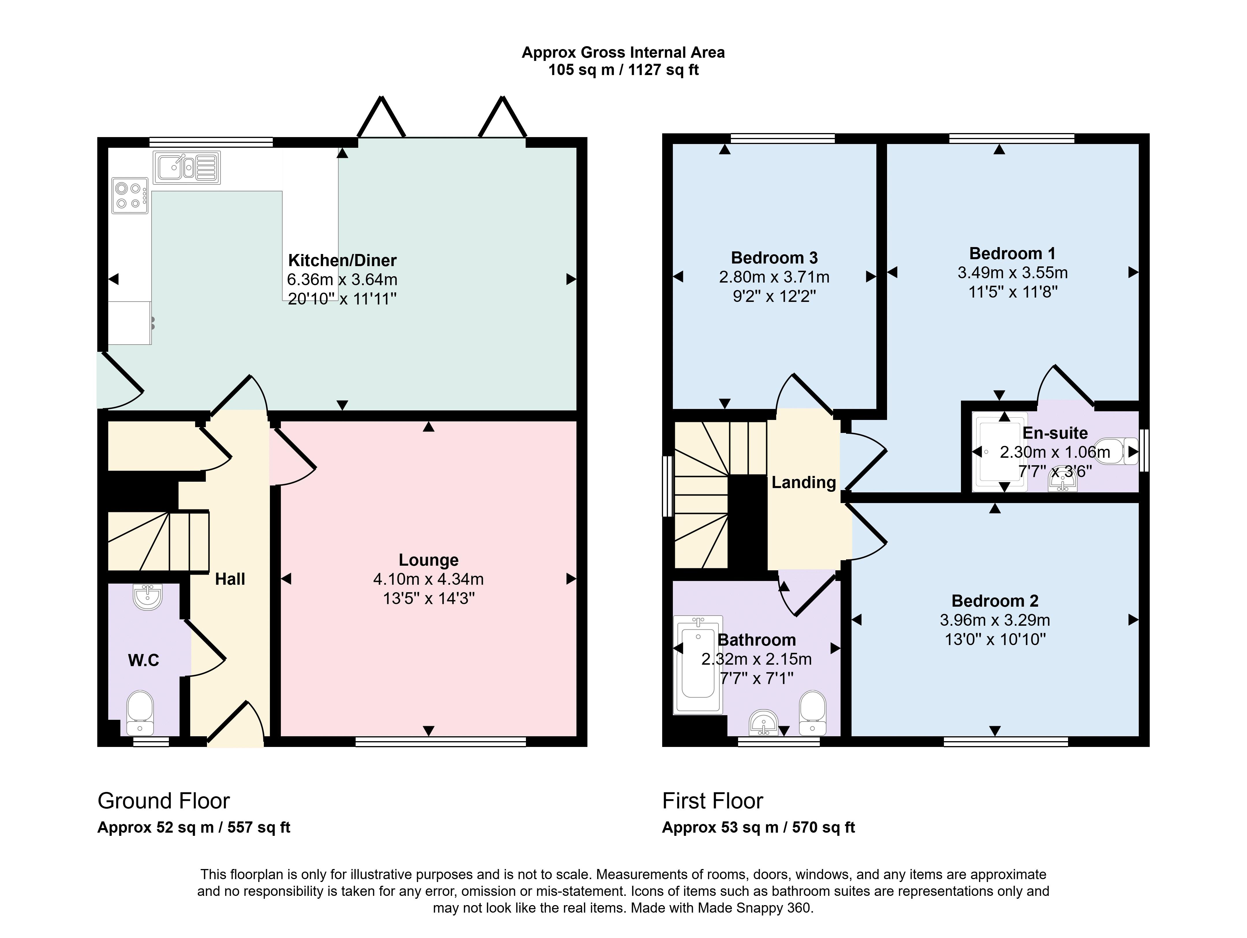 11A, Murray Walk, Melksham floorplan
