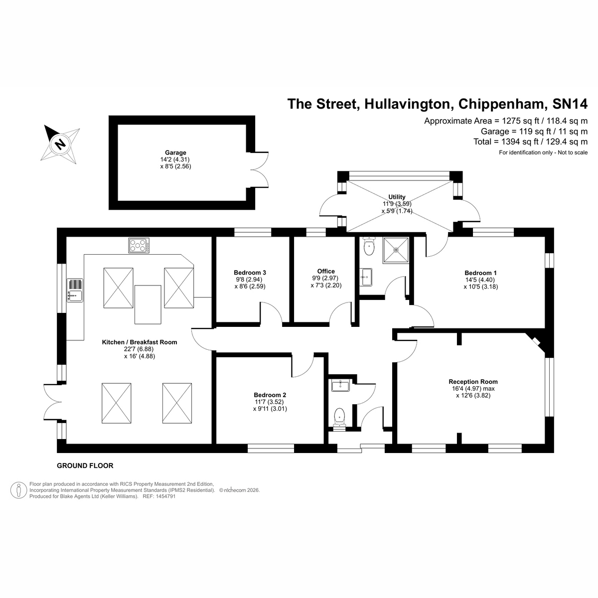 82, The Street, Chippenham floorplan