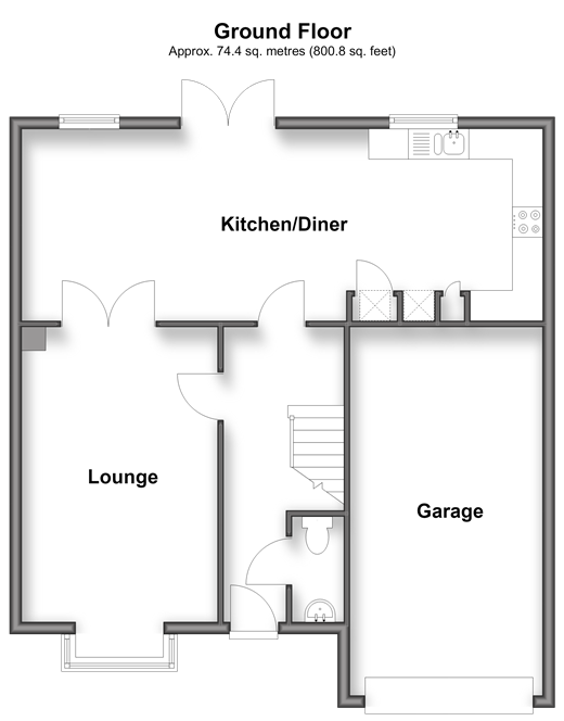 Edmett Way, Maidstone floorplan