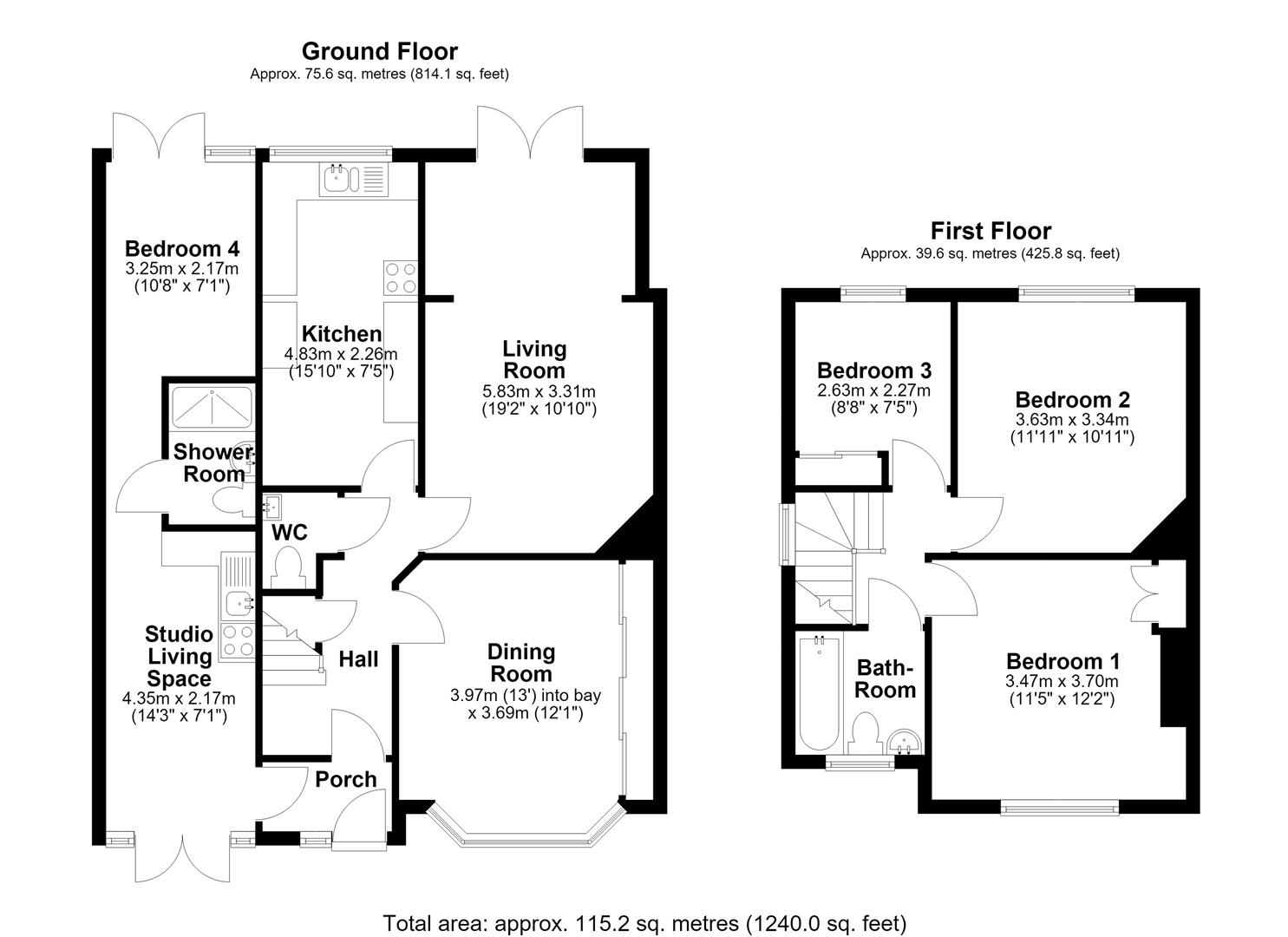 577, Newmarket Road, Cambridge floorplan