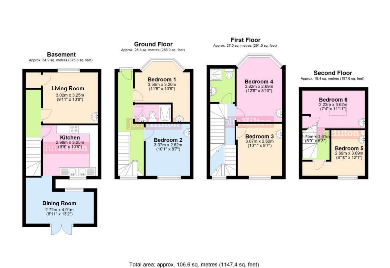 45, Park Crescent Road, Brighton floorplan