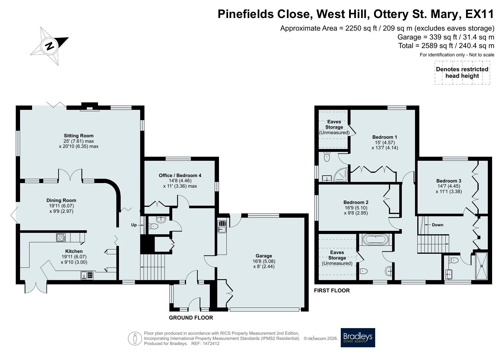 Long Drive, 4A, Pinefields Close, Ottery St. Mary floorplan