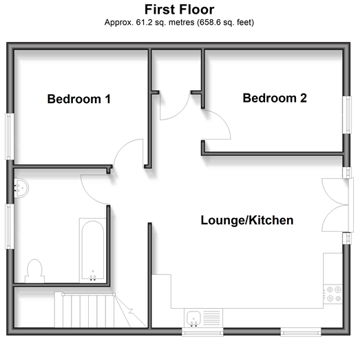 St. Martin's Lane, Littlehampton floorplan