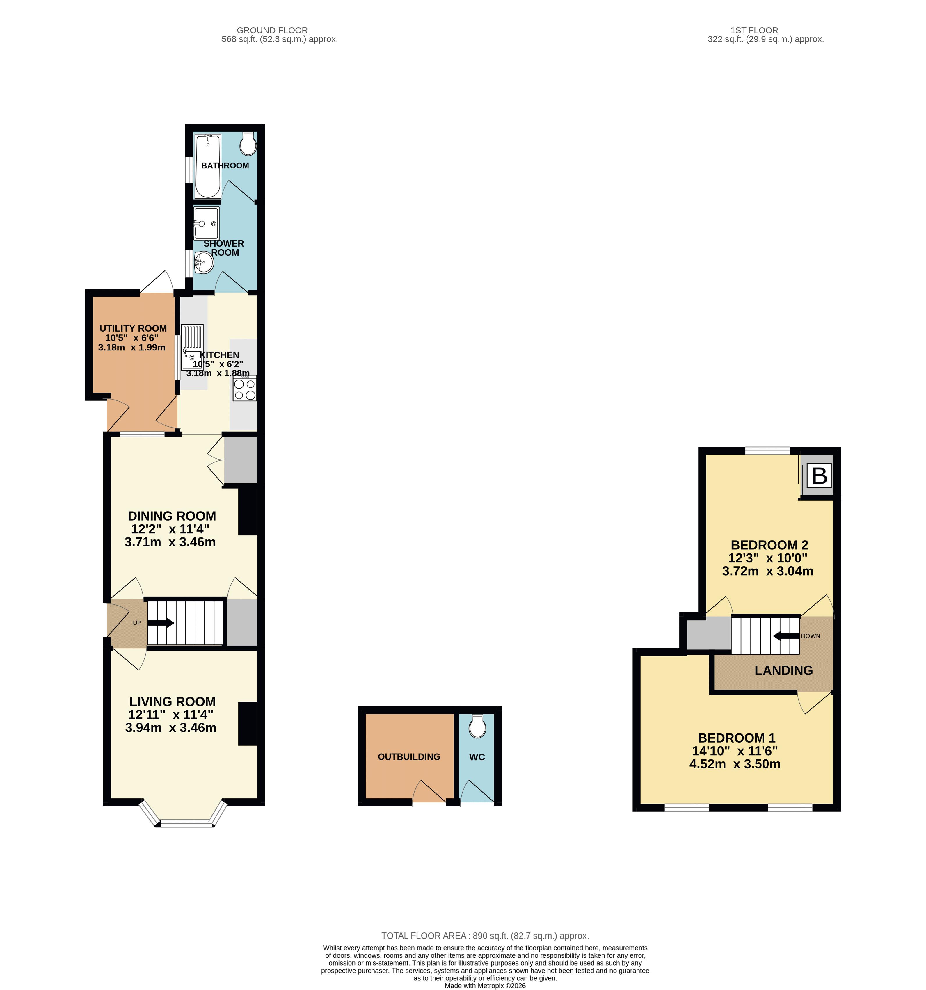 66, Kirkby Street, Lincoln floorplan