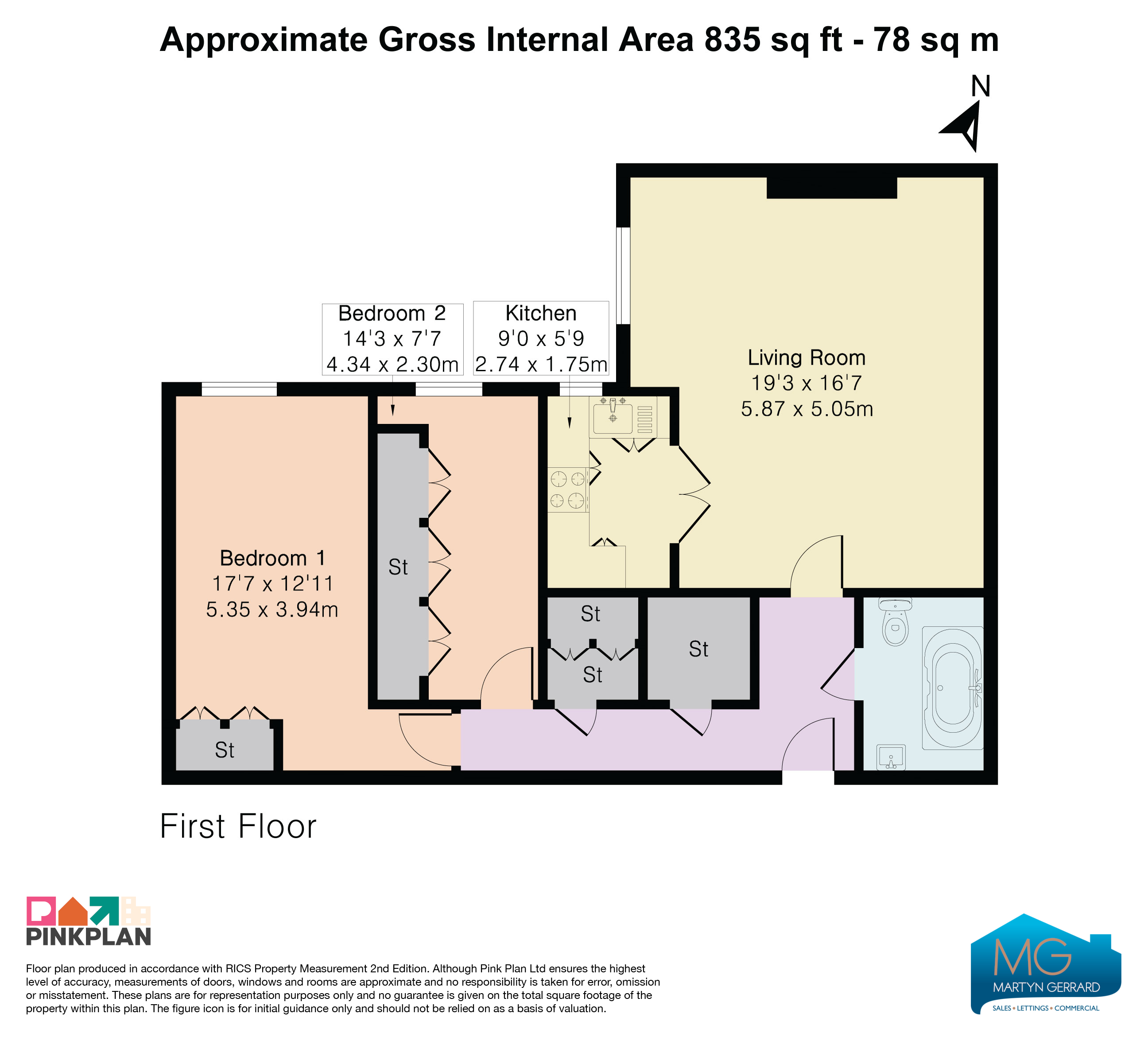 Flat 45, Woodmere Court, 7, Avenue Road, London floorplan