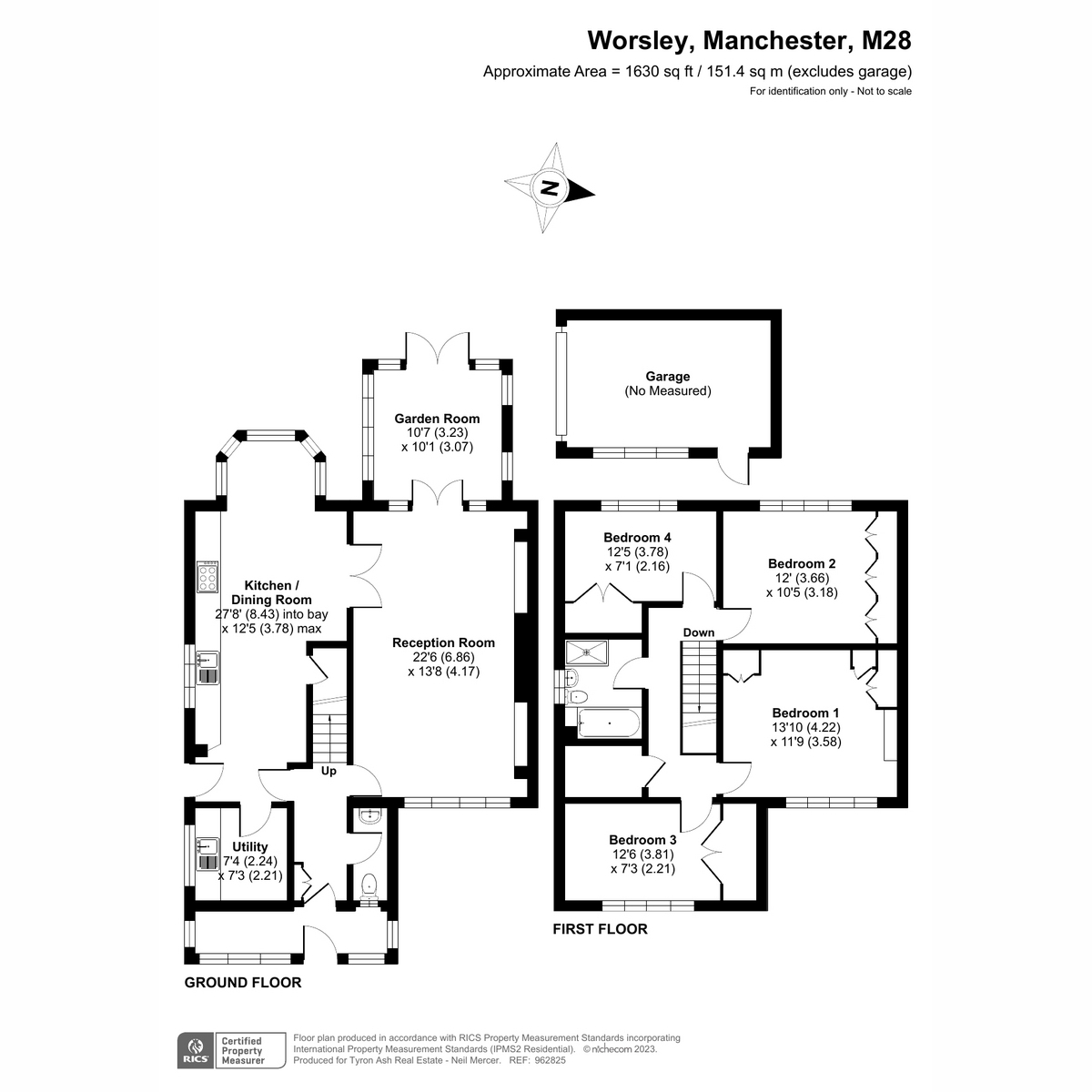Walkden Road, Manchester M28, 4 bedroom detached house for sale