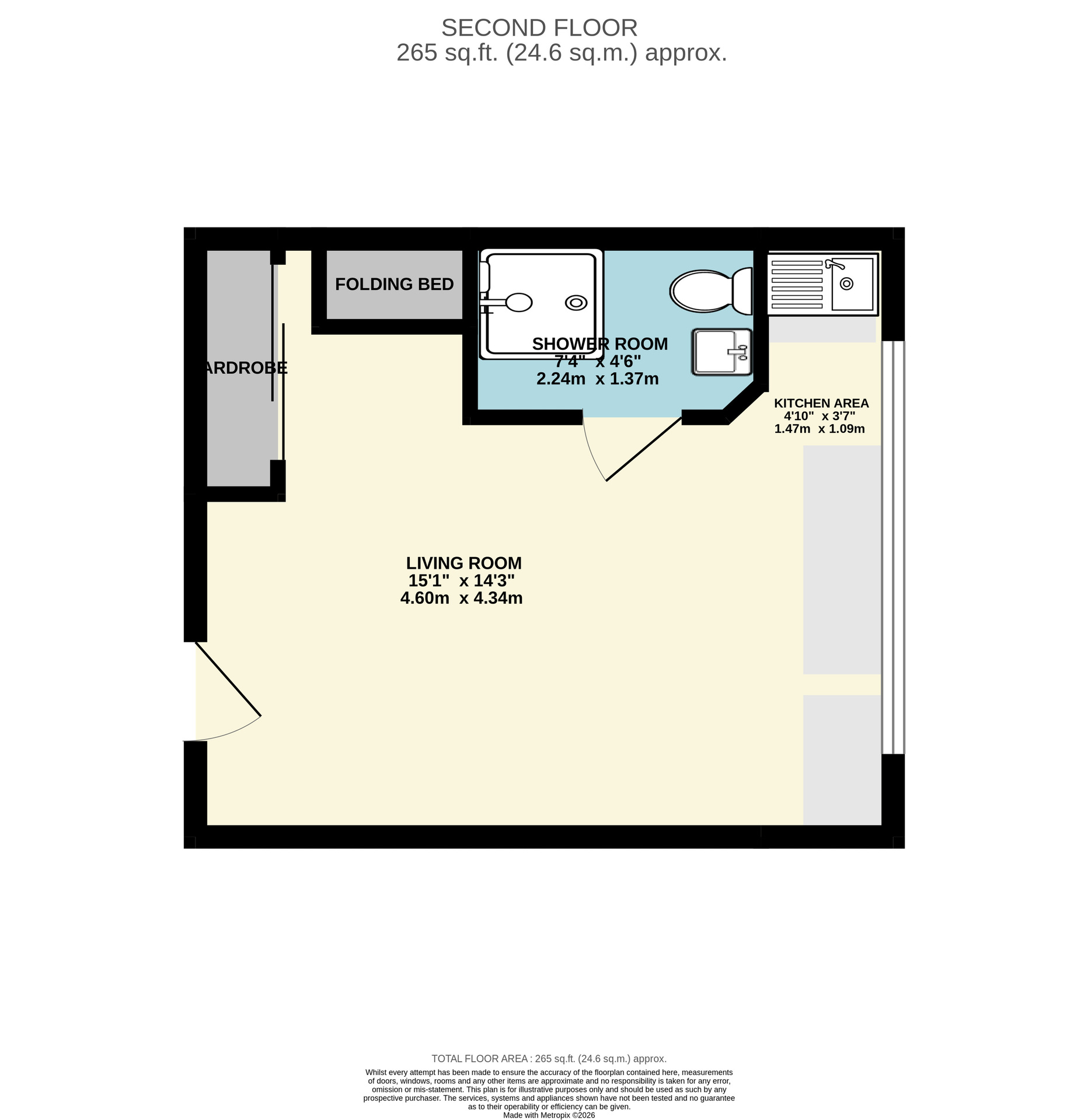 Apartment 9, Portland floorplan