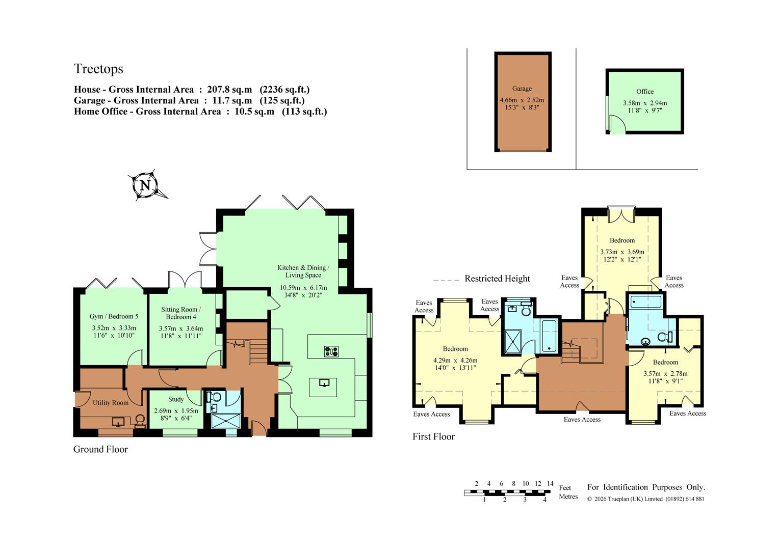 Treetops, Powder Mills, Tonbridge floorplan
