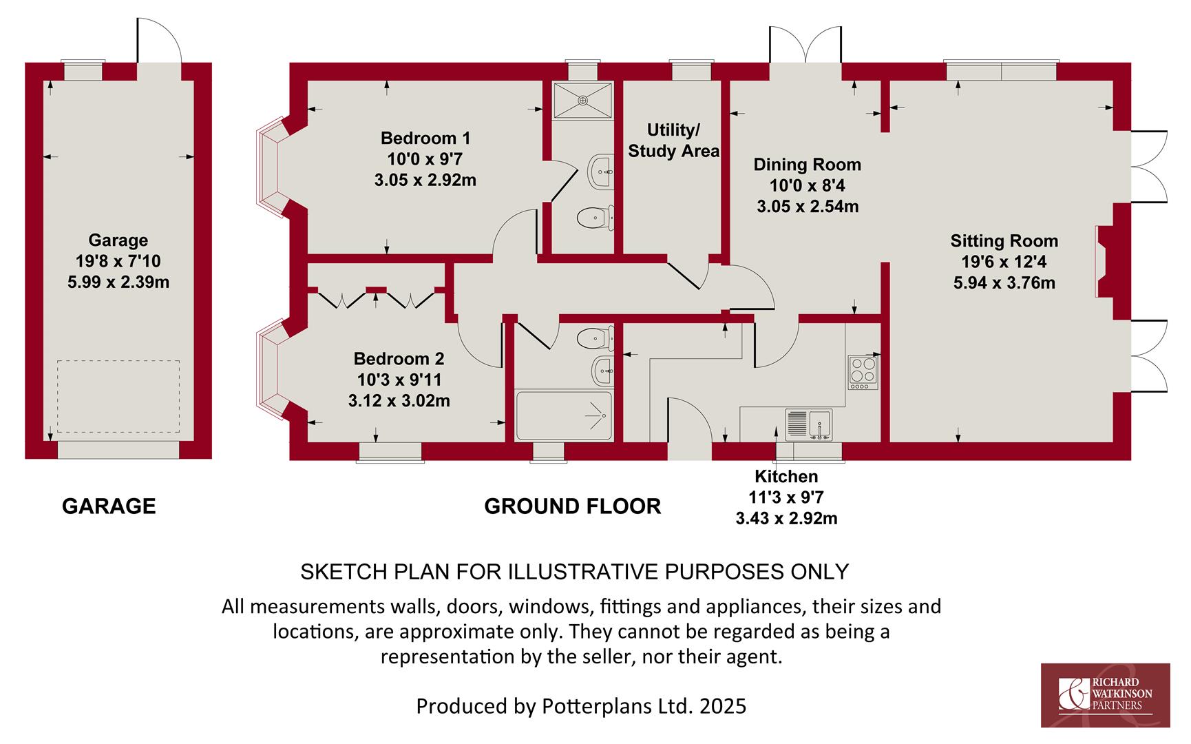 27 The Crescent, Allington Gardens, Allington floorplan
