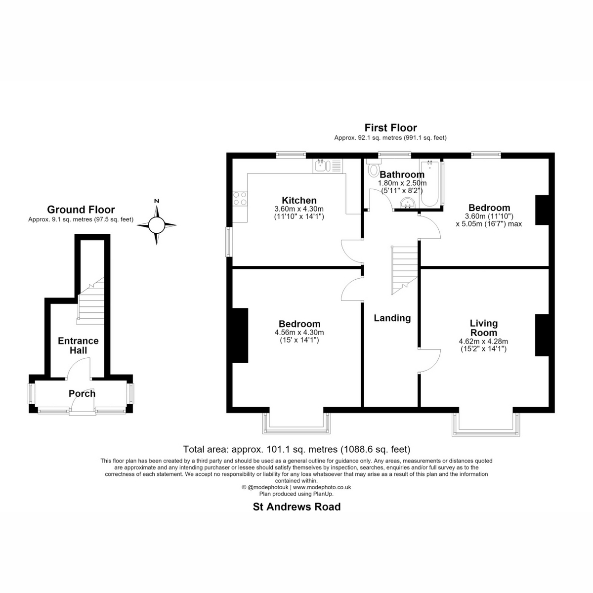 32a, St. Andrews Road, Southend-on-sea floorplan