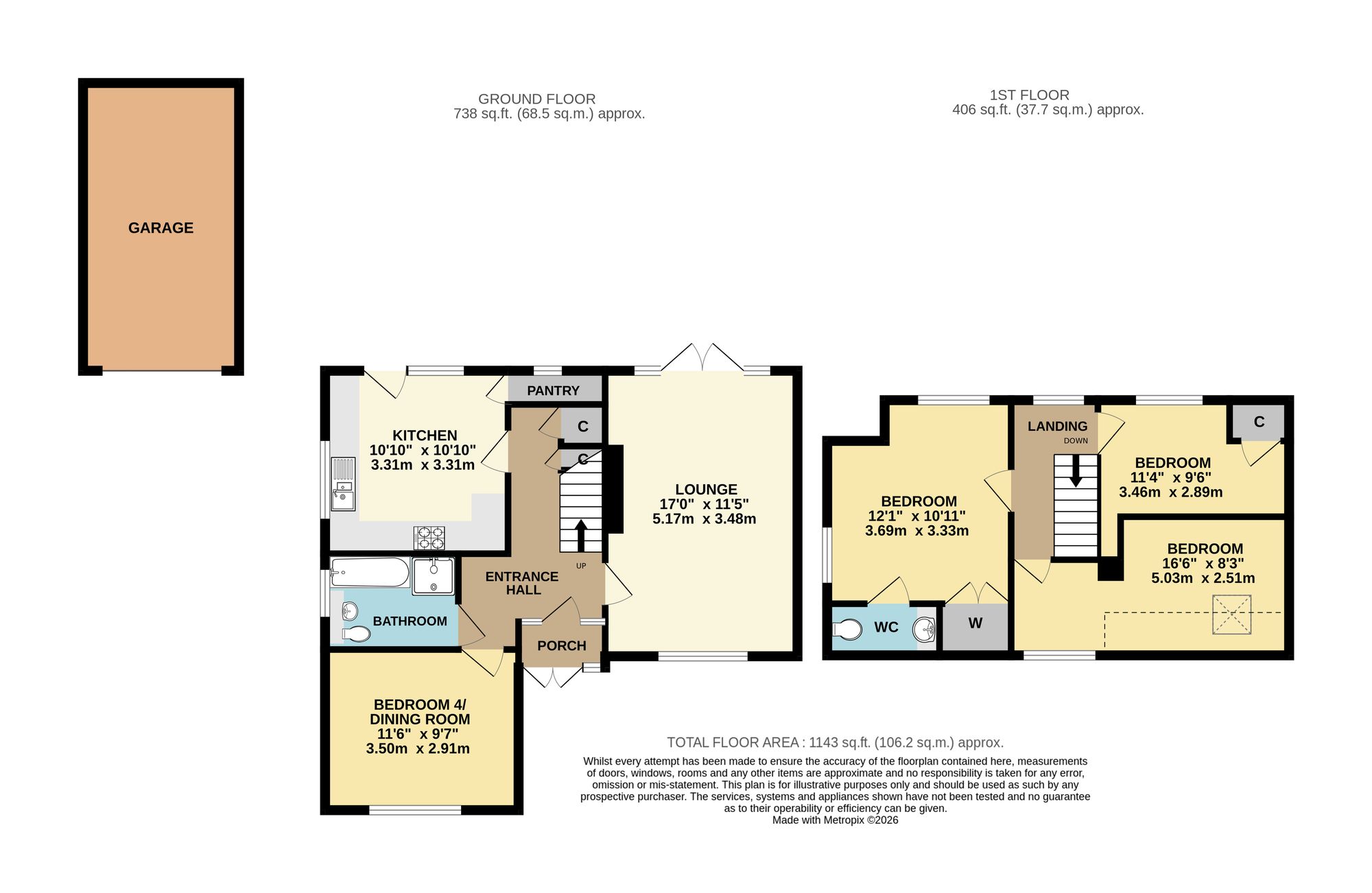 15 Alexandra Road, Southampton floorplan