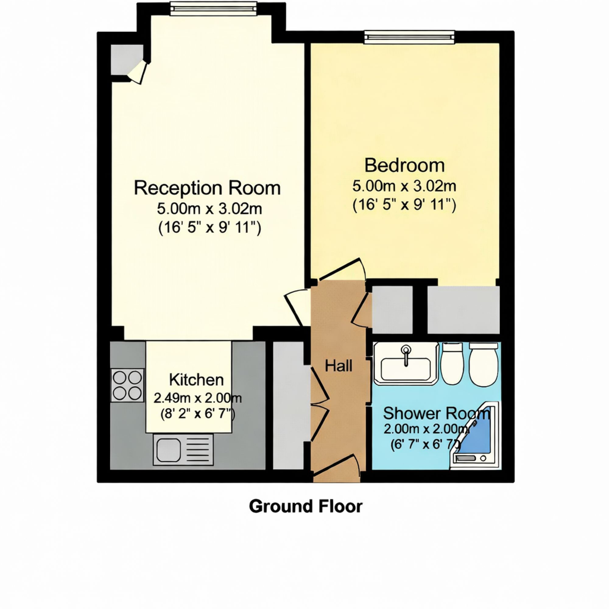 Flat 2, Wessex Court, Barnet floorplan