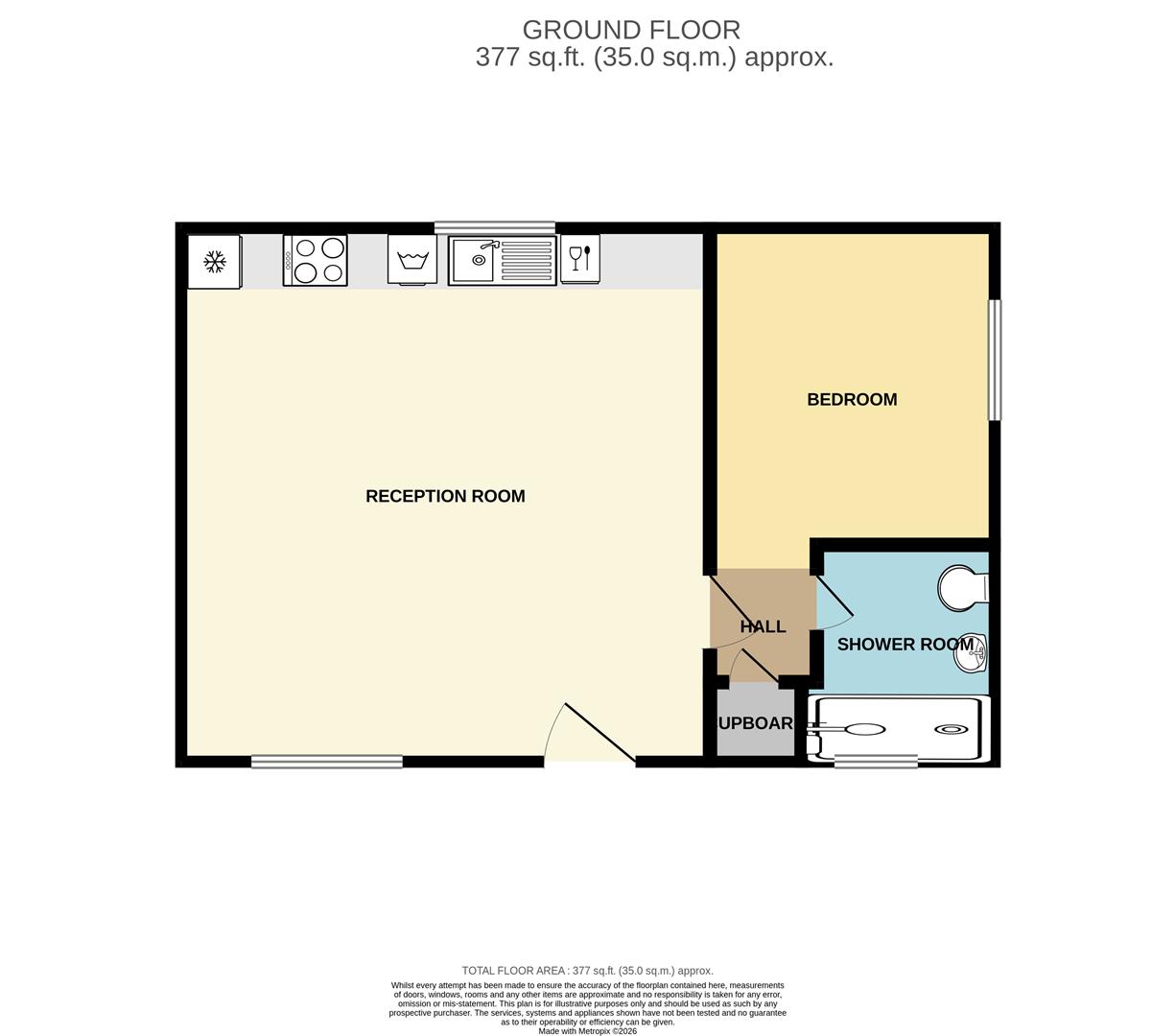Flat 1 St. Bedes, Atwick Road, Hornsea floorplan