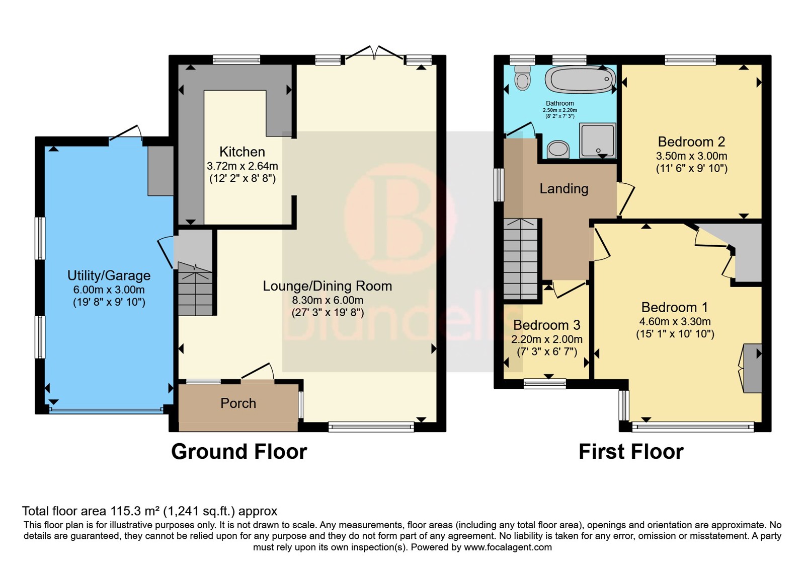 5, Vicarage Road, Sheffield floorplan