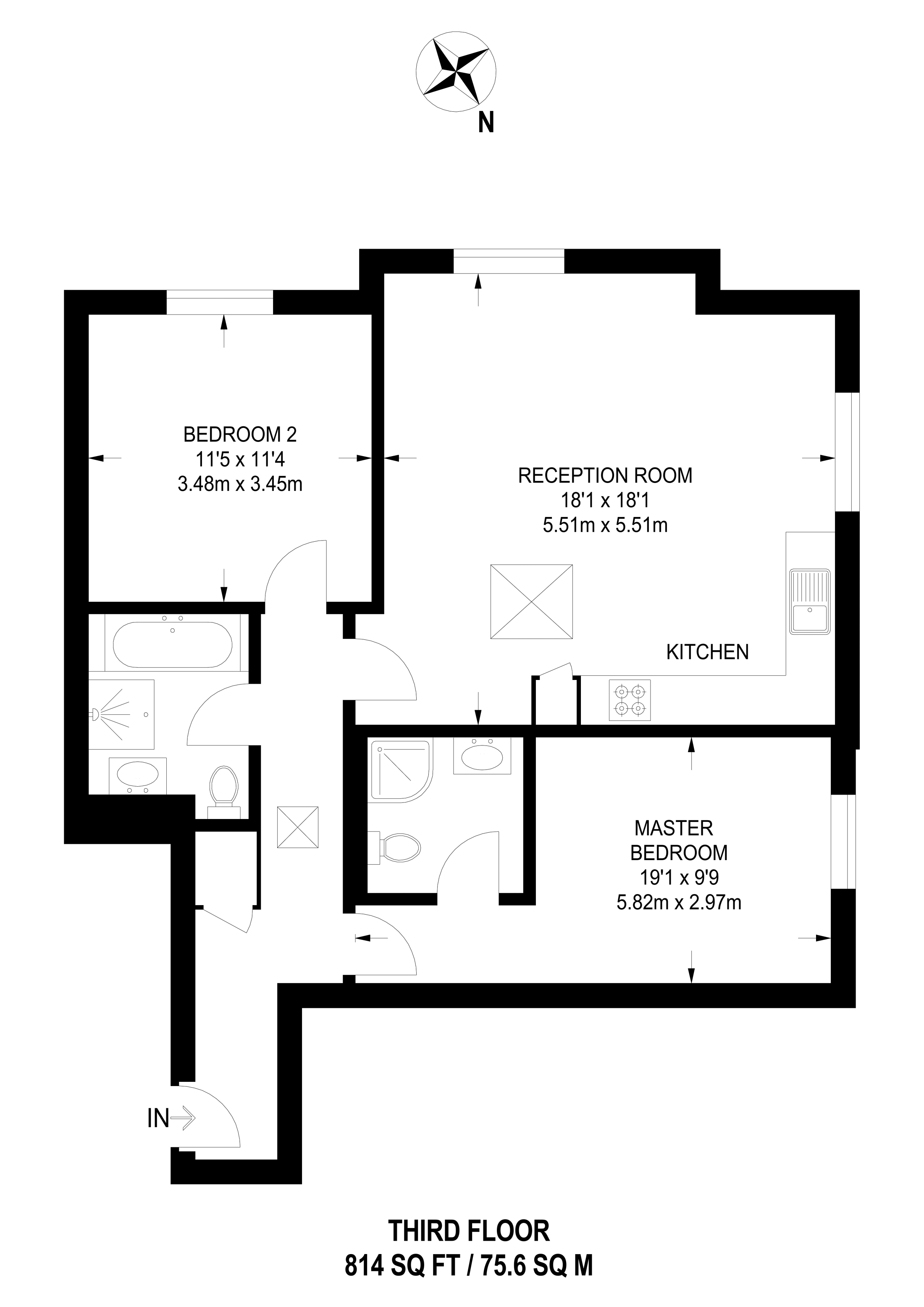 2 Bedrooms Flat to rent in West End Lane, Pinner HA5